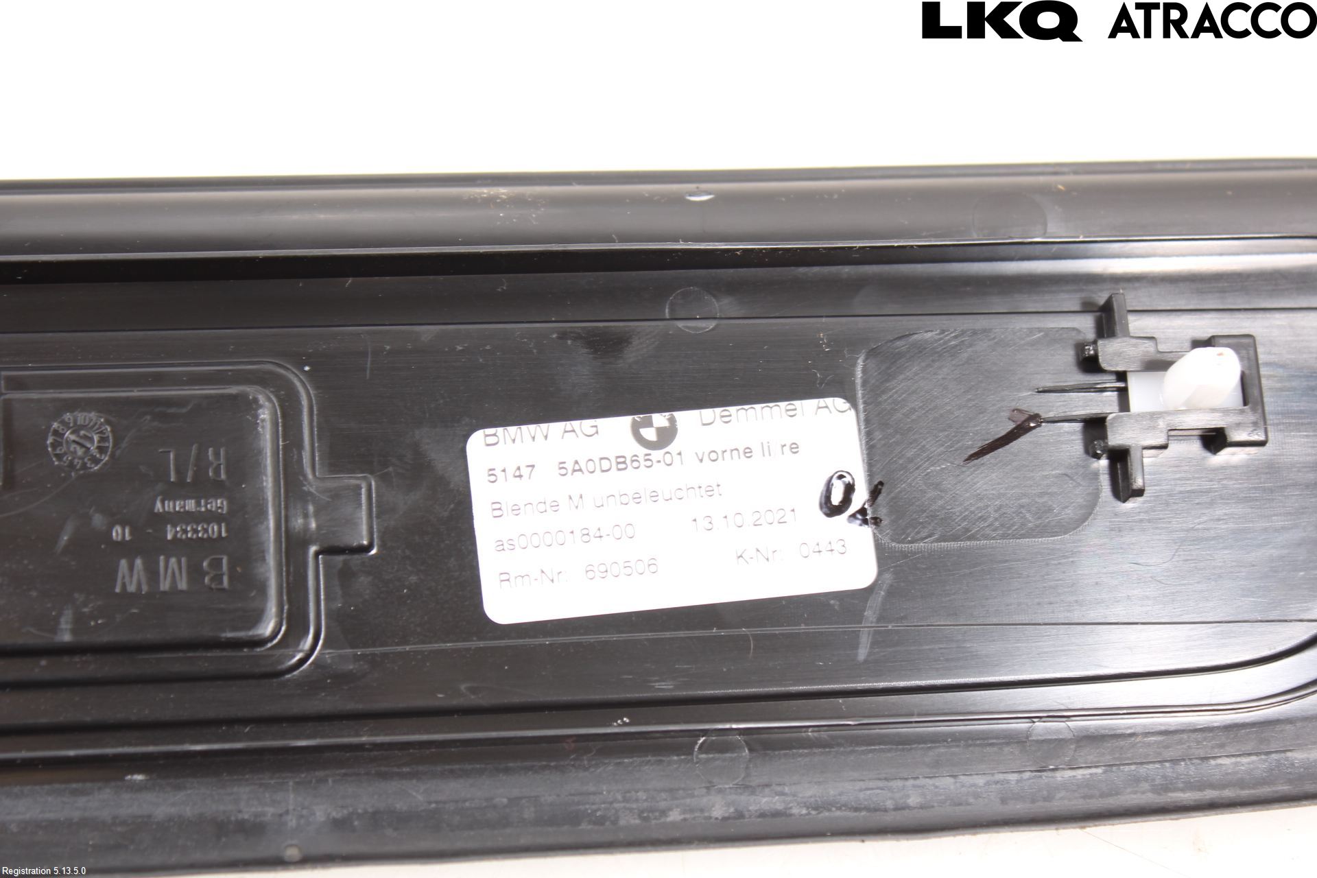 BMW 5 G30/G31/F90 17-23 Inr Tröskel-Insteg