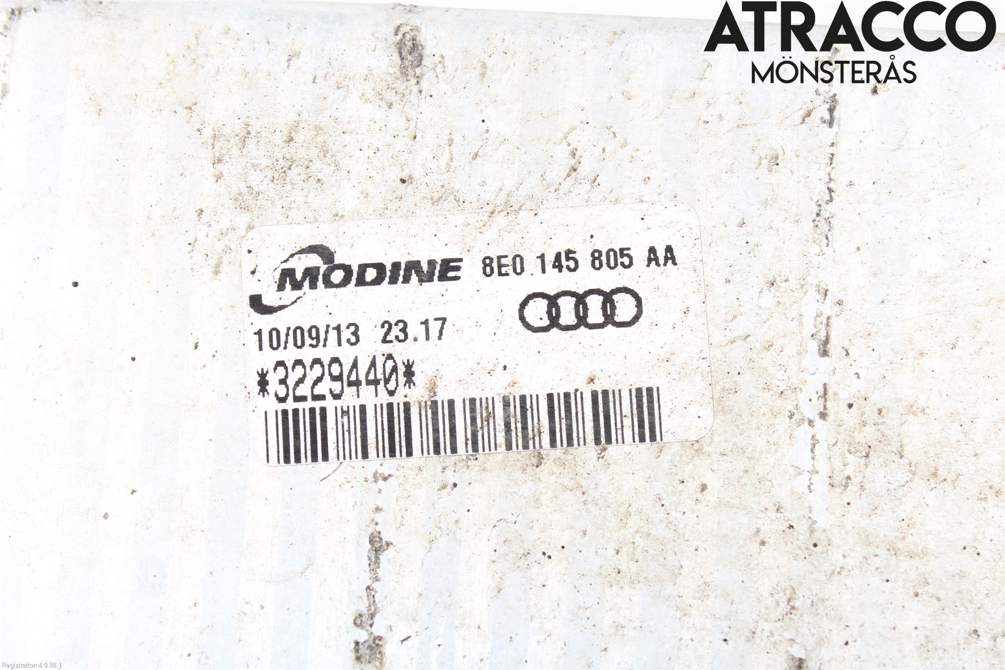 Audi A4/S4 05-07 Laddluft-Intercooler Kyl