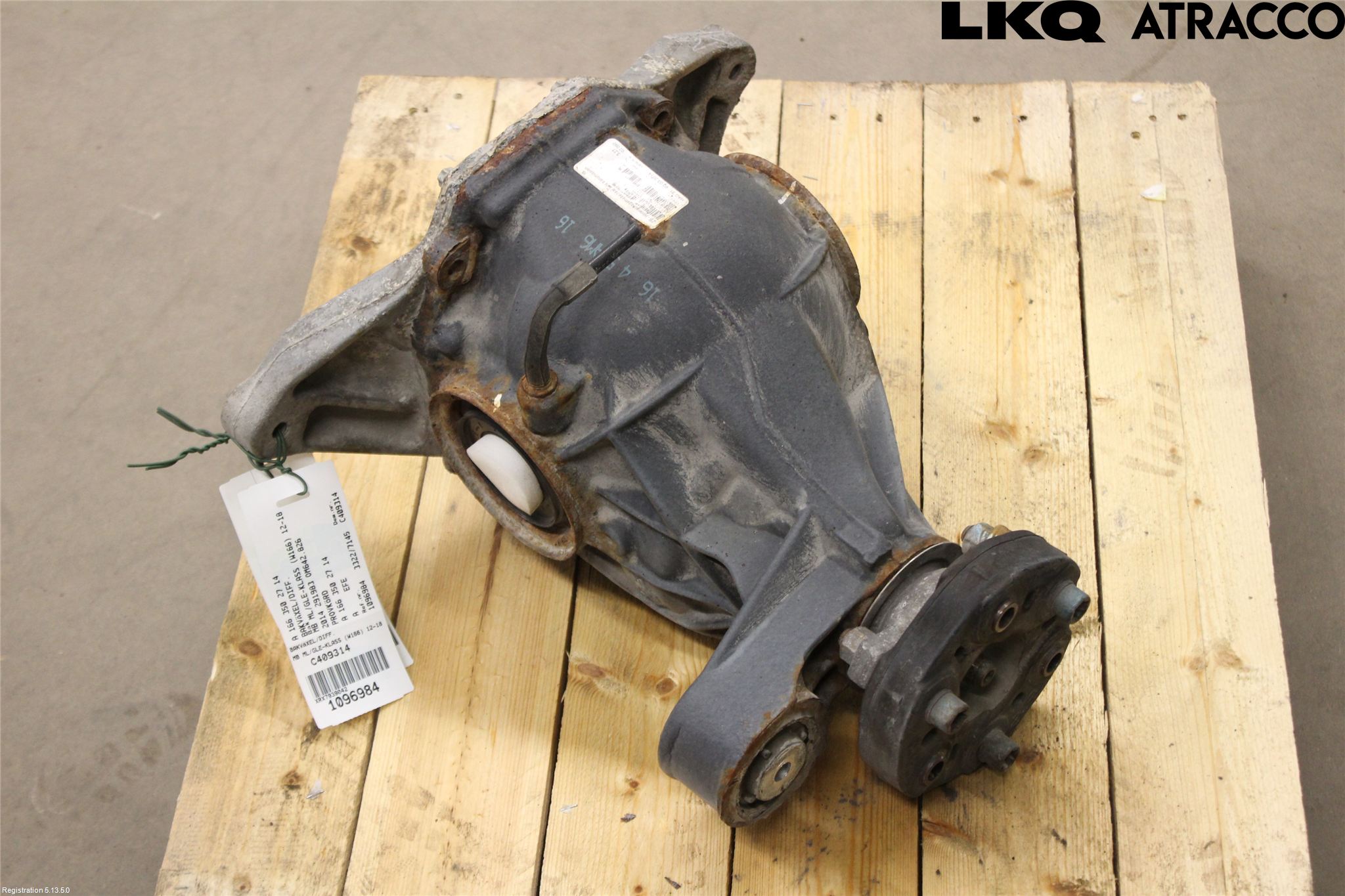 Mercedes-Benz MB ML/GLE-KLASS (W166) 12-18 Bakväxel-Diff