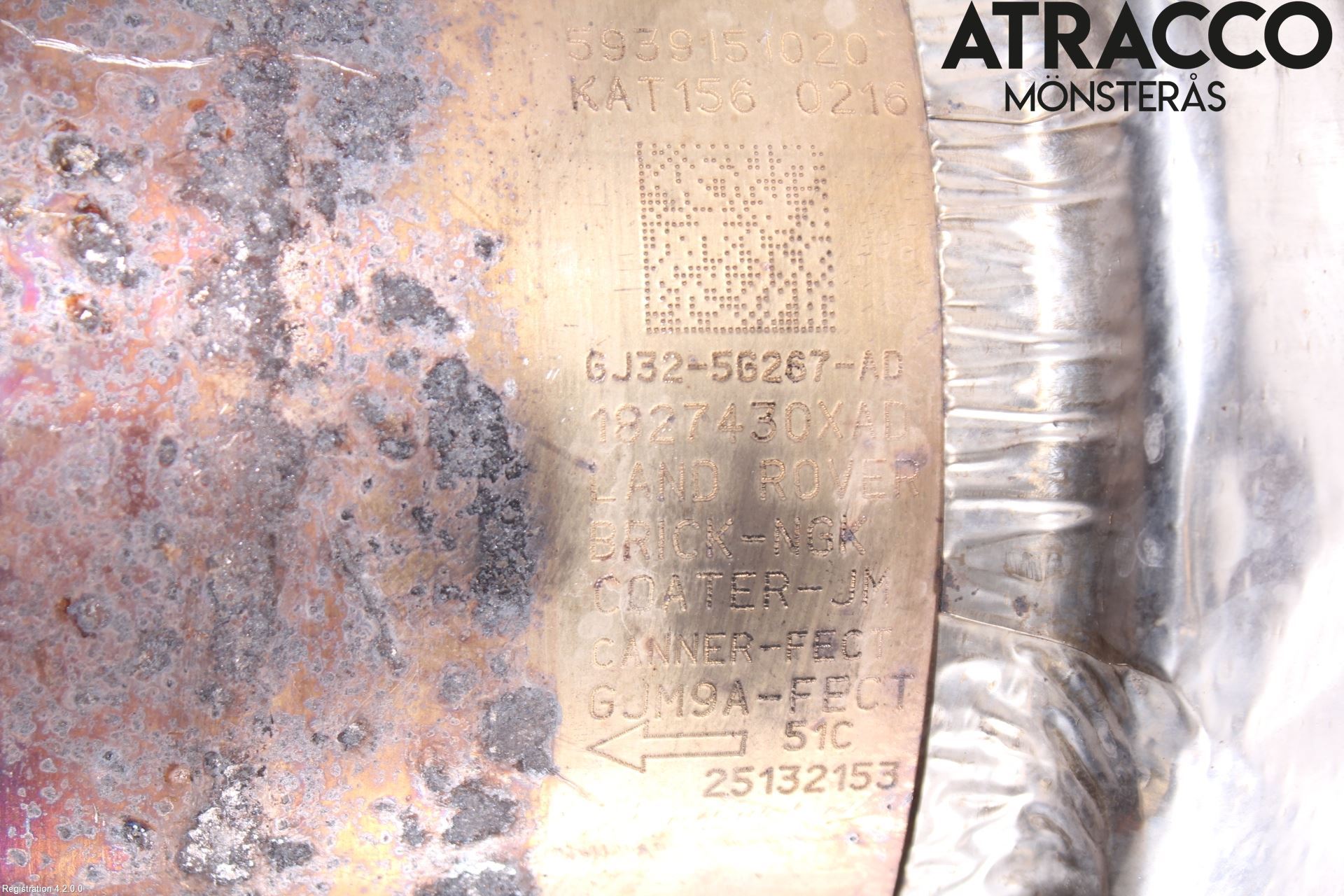 Landrover LAND ROVER RANGE ROVER EVOQUE (L538) 11-18 Avgas Partikelfilter