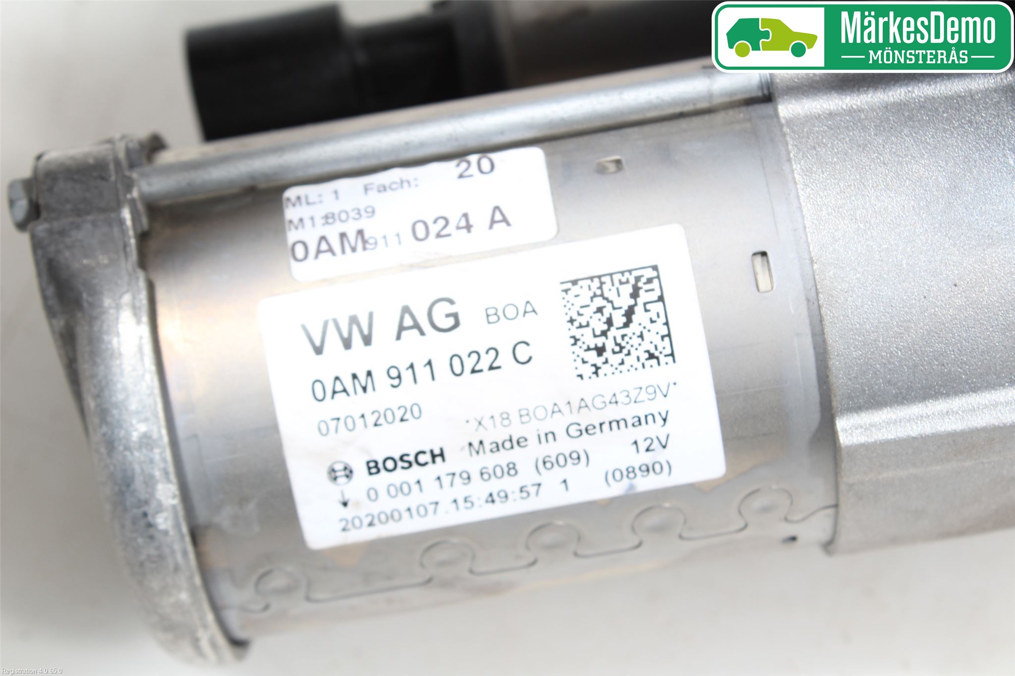 Volkswagen VW GOLF / E-GOLF VII 13-20 Startmotor