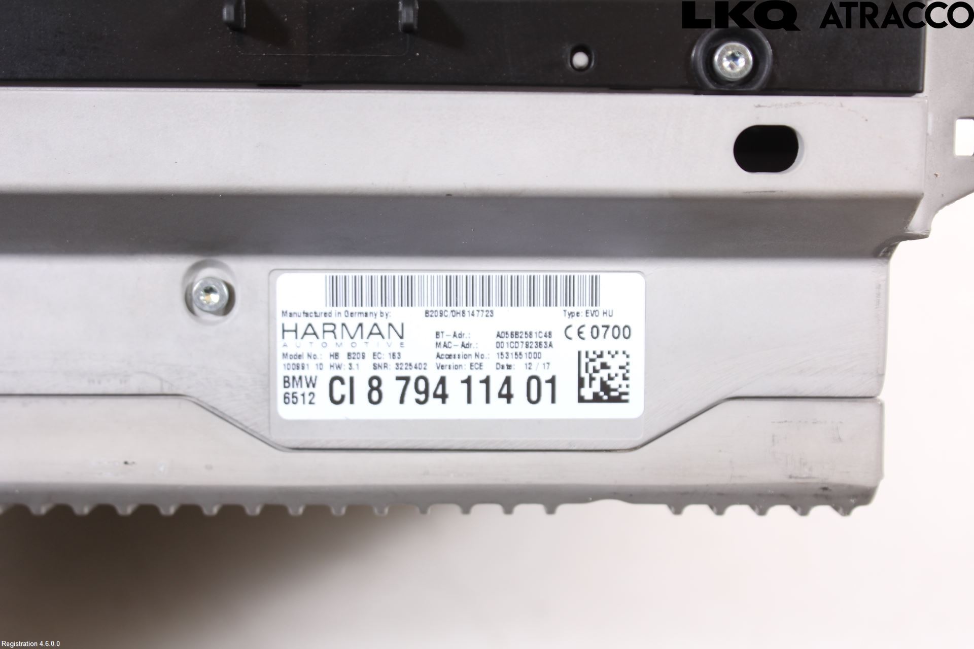 BMW 5 G30/G31/F90 17-23 Cd Radio - Multimediapanel