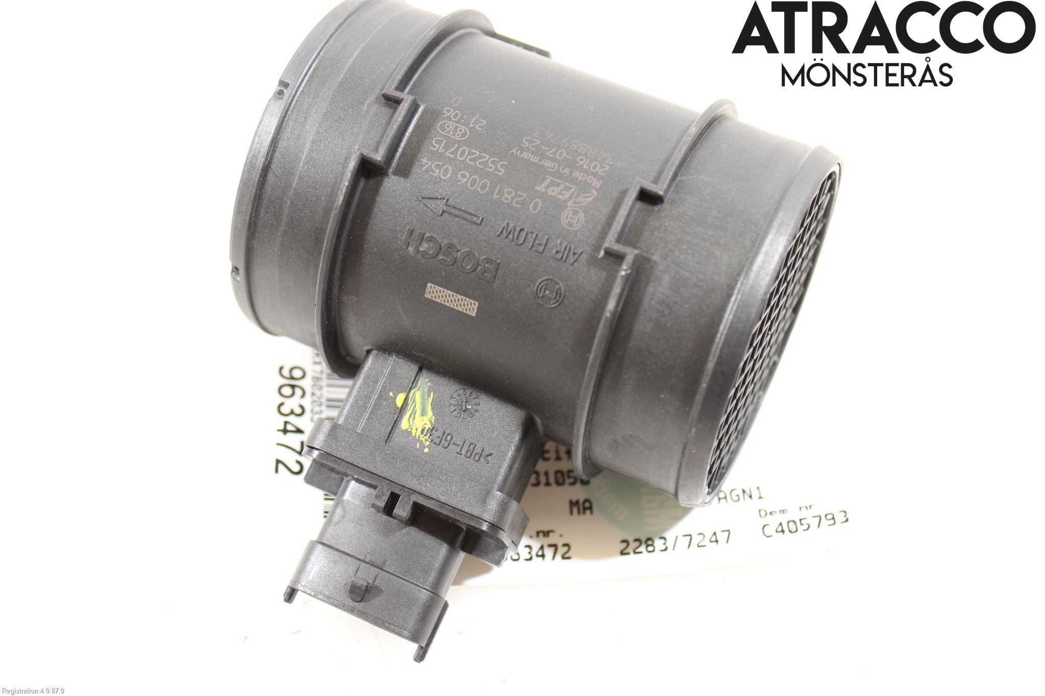 Fiat FIORINO Injluftmassamätare