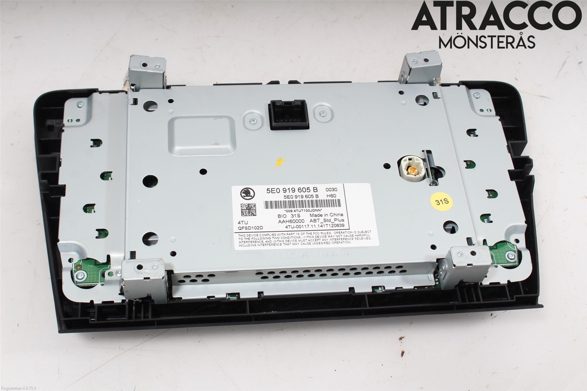 Skoda OCTAVIA (5E) 13-20 Multifunktionsdisplay