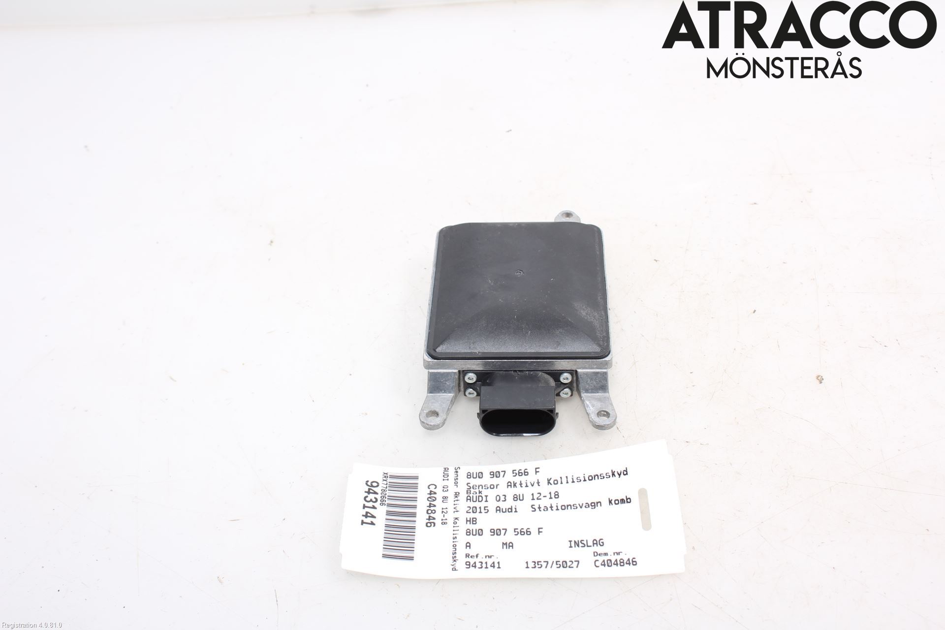 Audi Q3 8U 12-18 Sensor Aktivt Kollisionsskydd