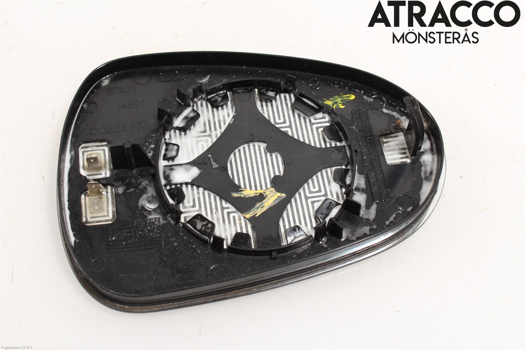 Seat LEON 06-12 Spegelglas Vä