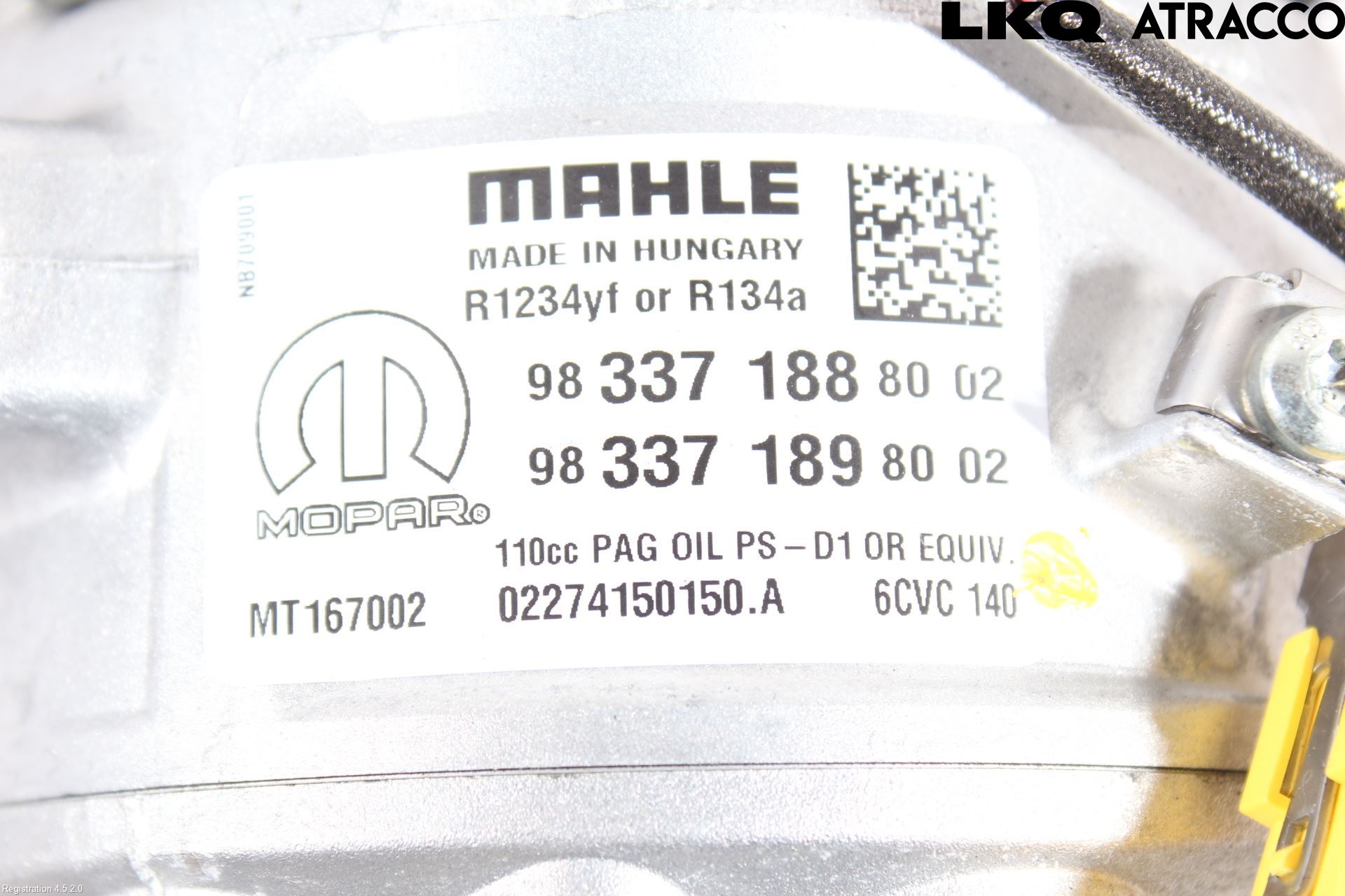 Citroen C4/E-C4 C4X/E-C4X III 21- Ac Kompressor