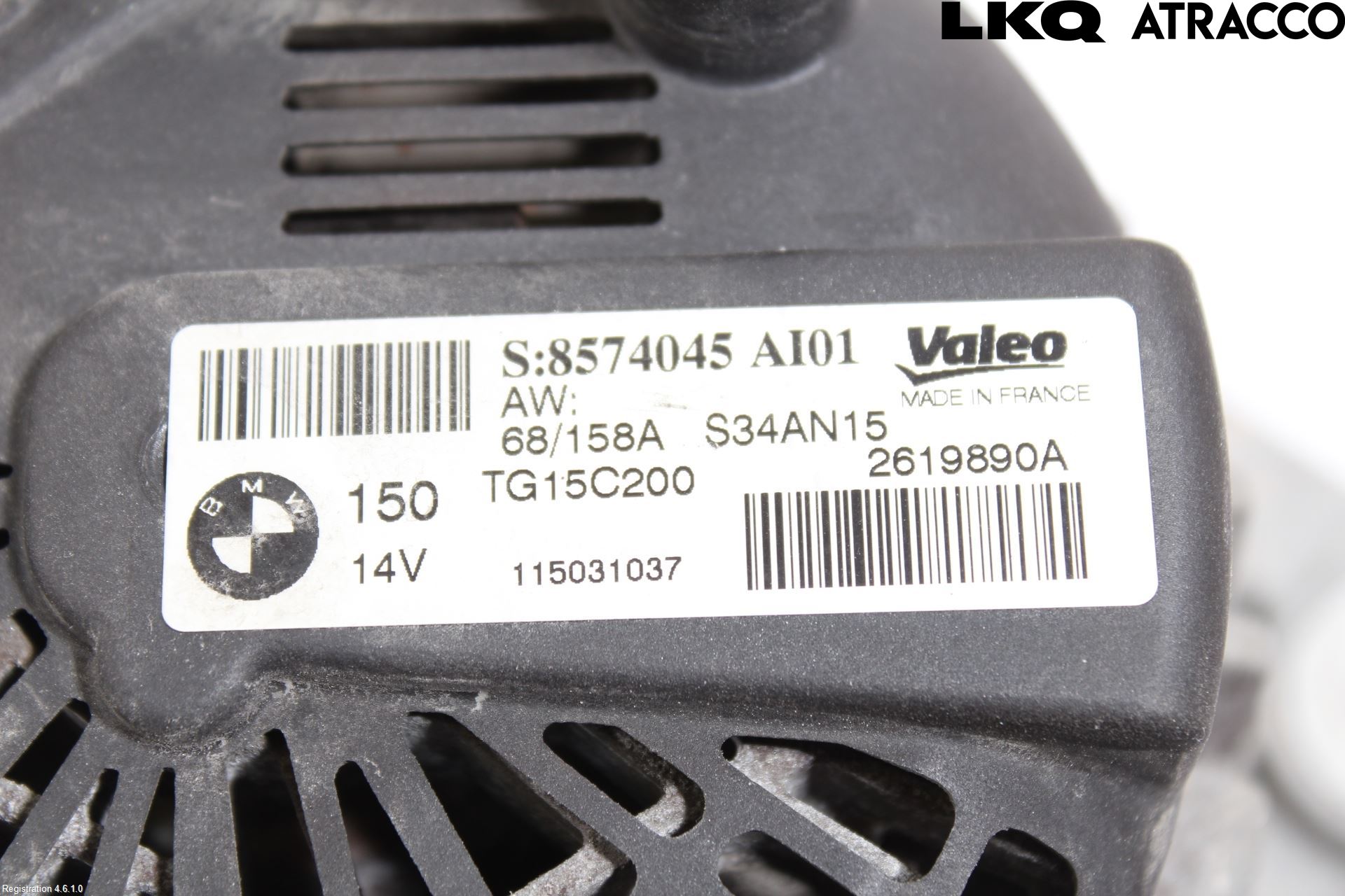 Toyota AVENSIS 16-18 Generator