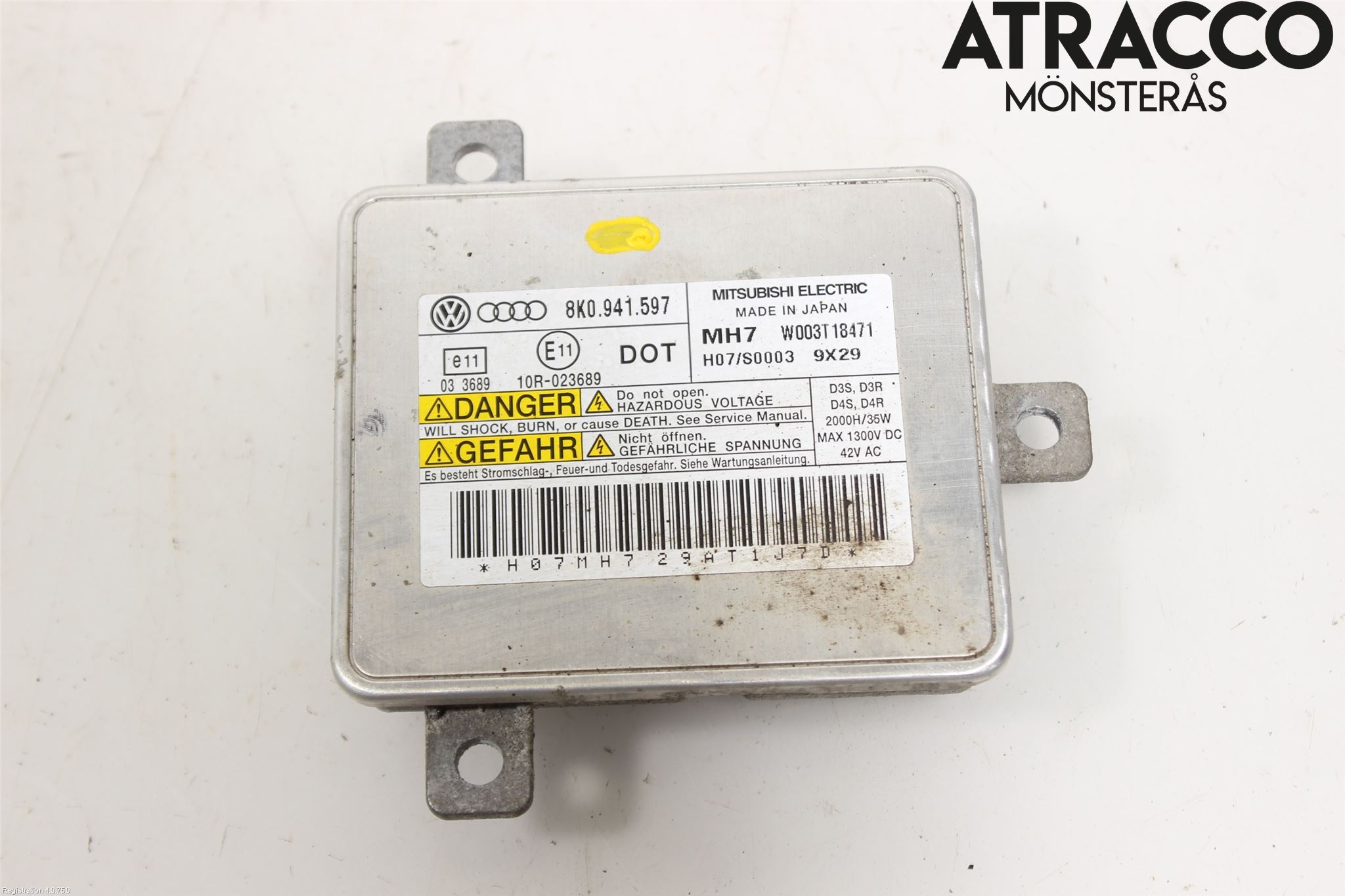 Audi A3/S3 05-13 Styrenhet Strålkastare