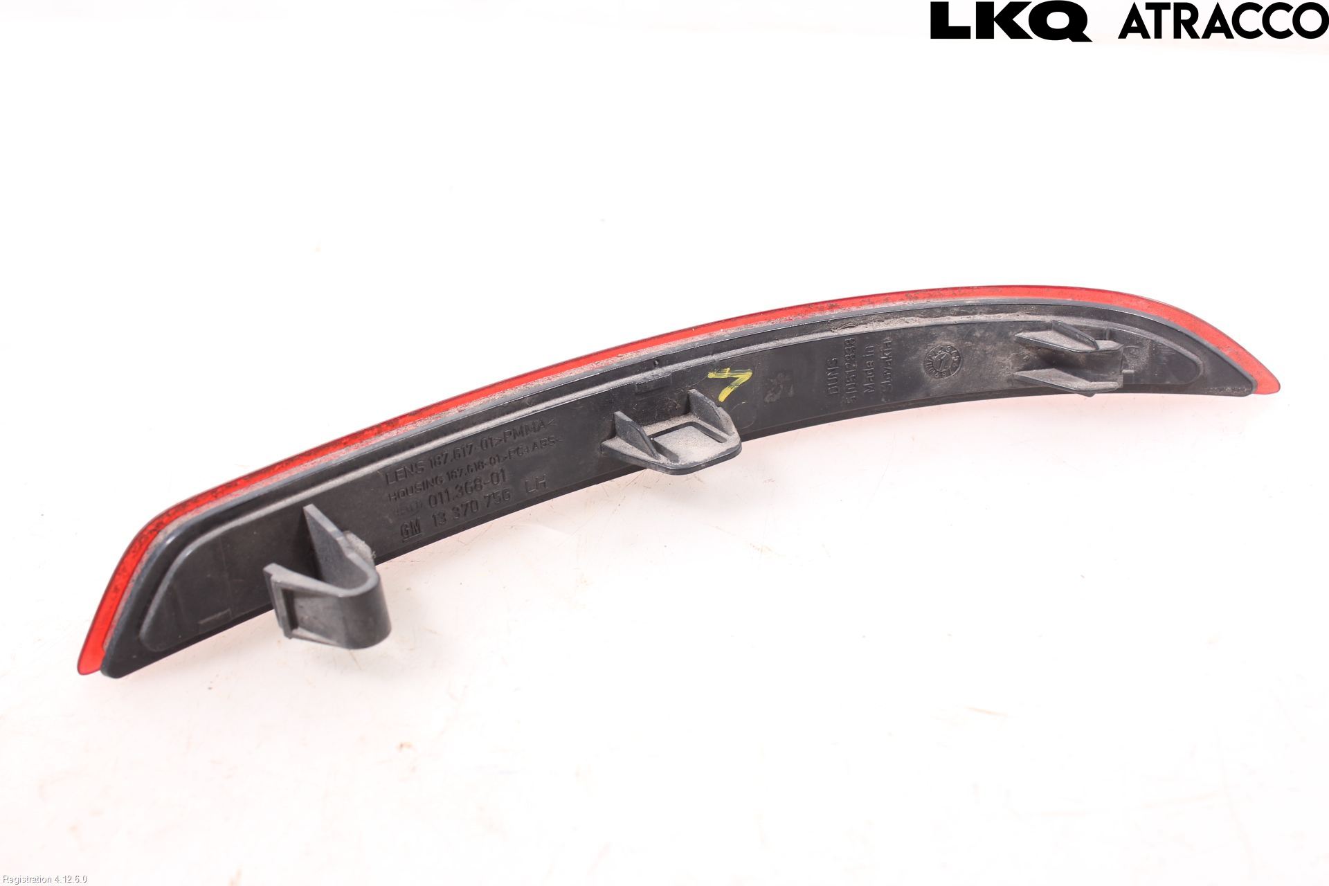 Opel ASTRA J 10-15 Dimljus/Reflex Bak