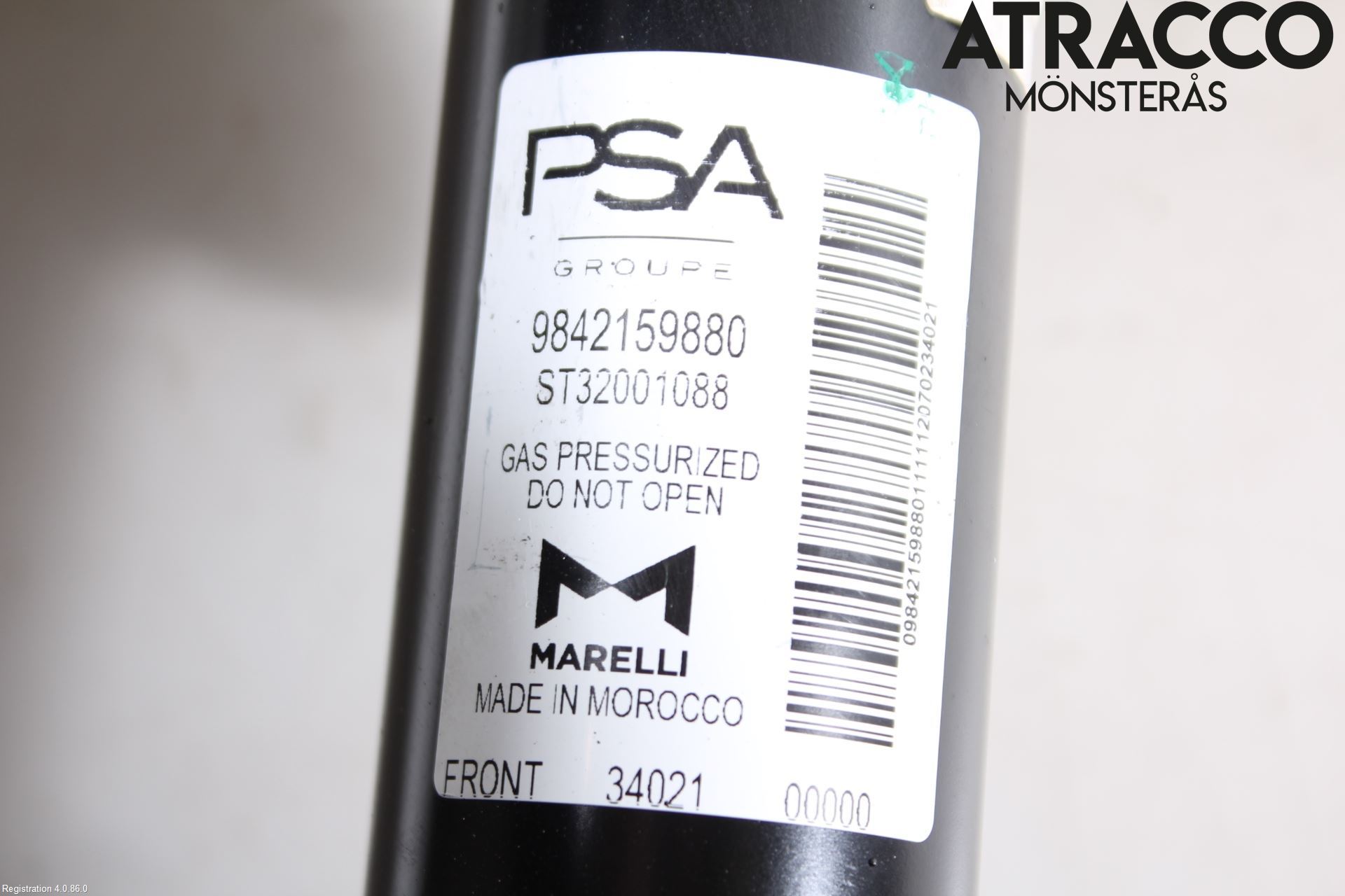 Opel CORSA F, CORSA-E 20- Fjäderben Fram Vänster