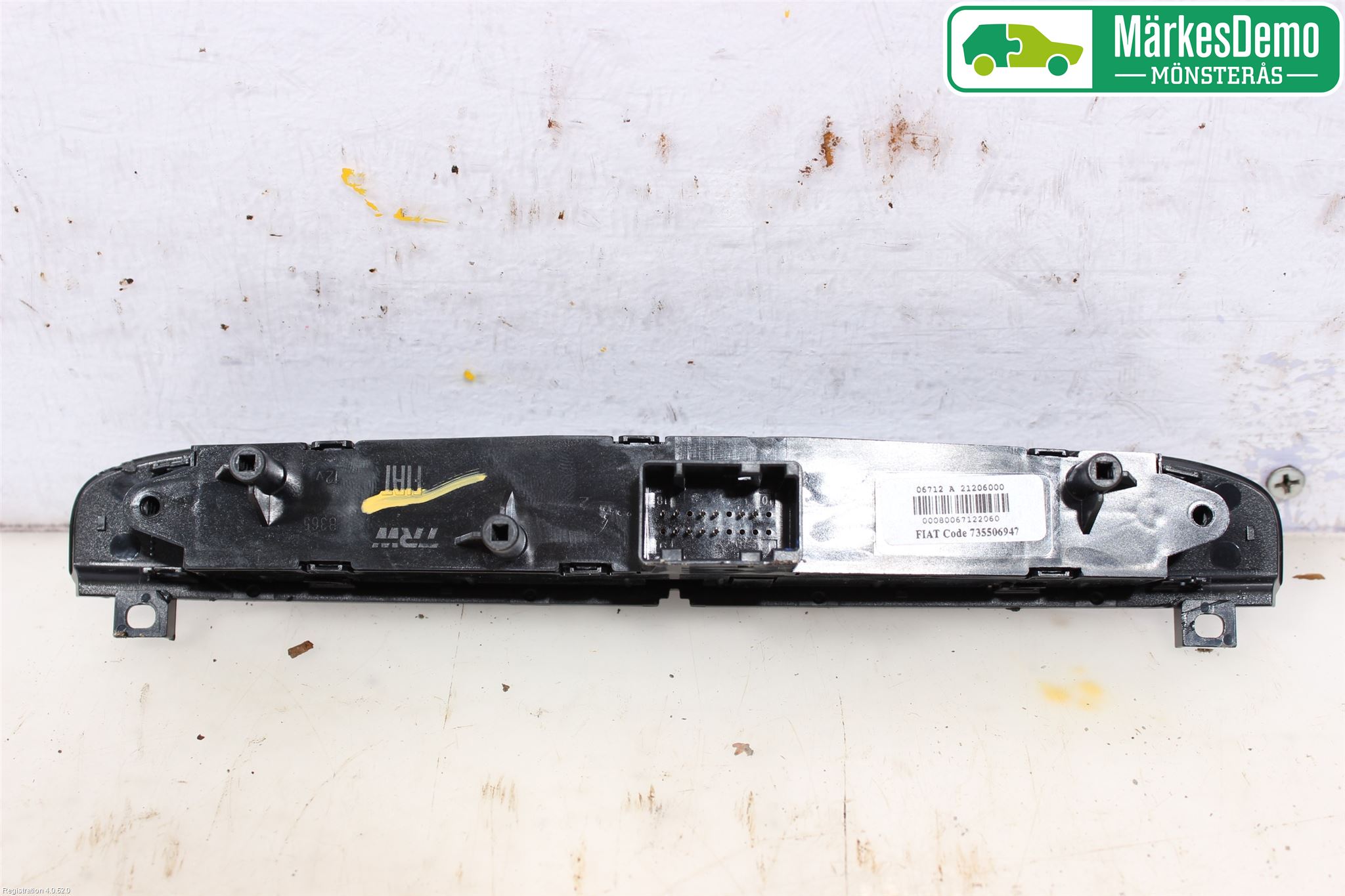 Fiat PUNTO 00-18 Strömställare Varnings