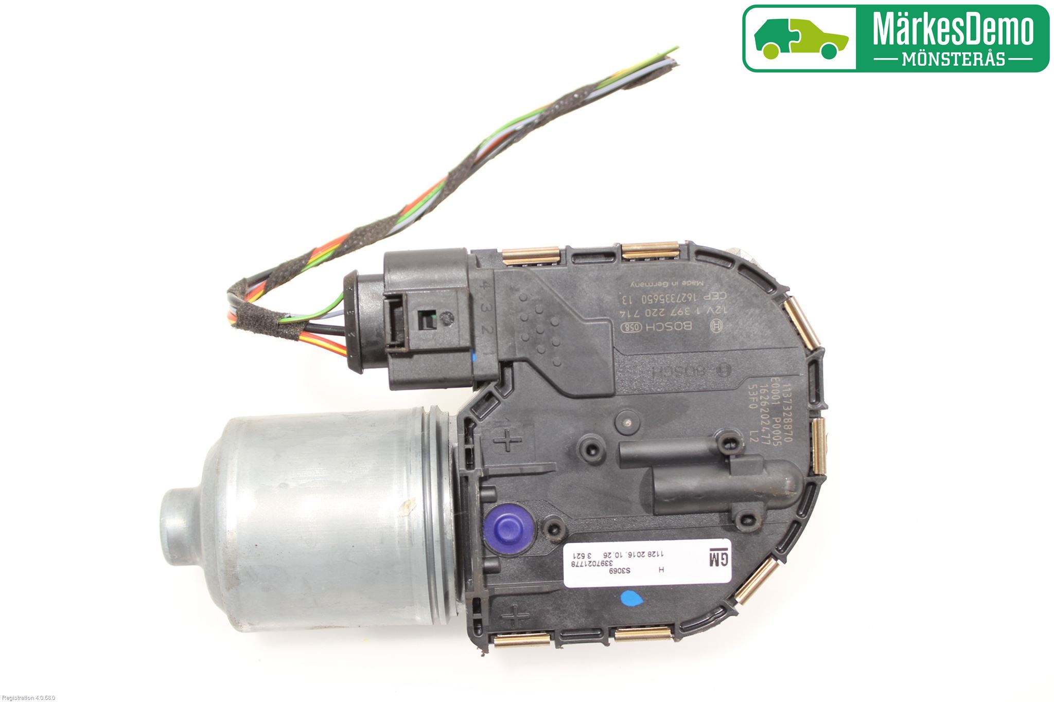 Opel ASTRA K 16-22 Torkarmotor Vindruta