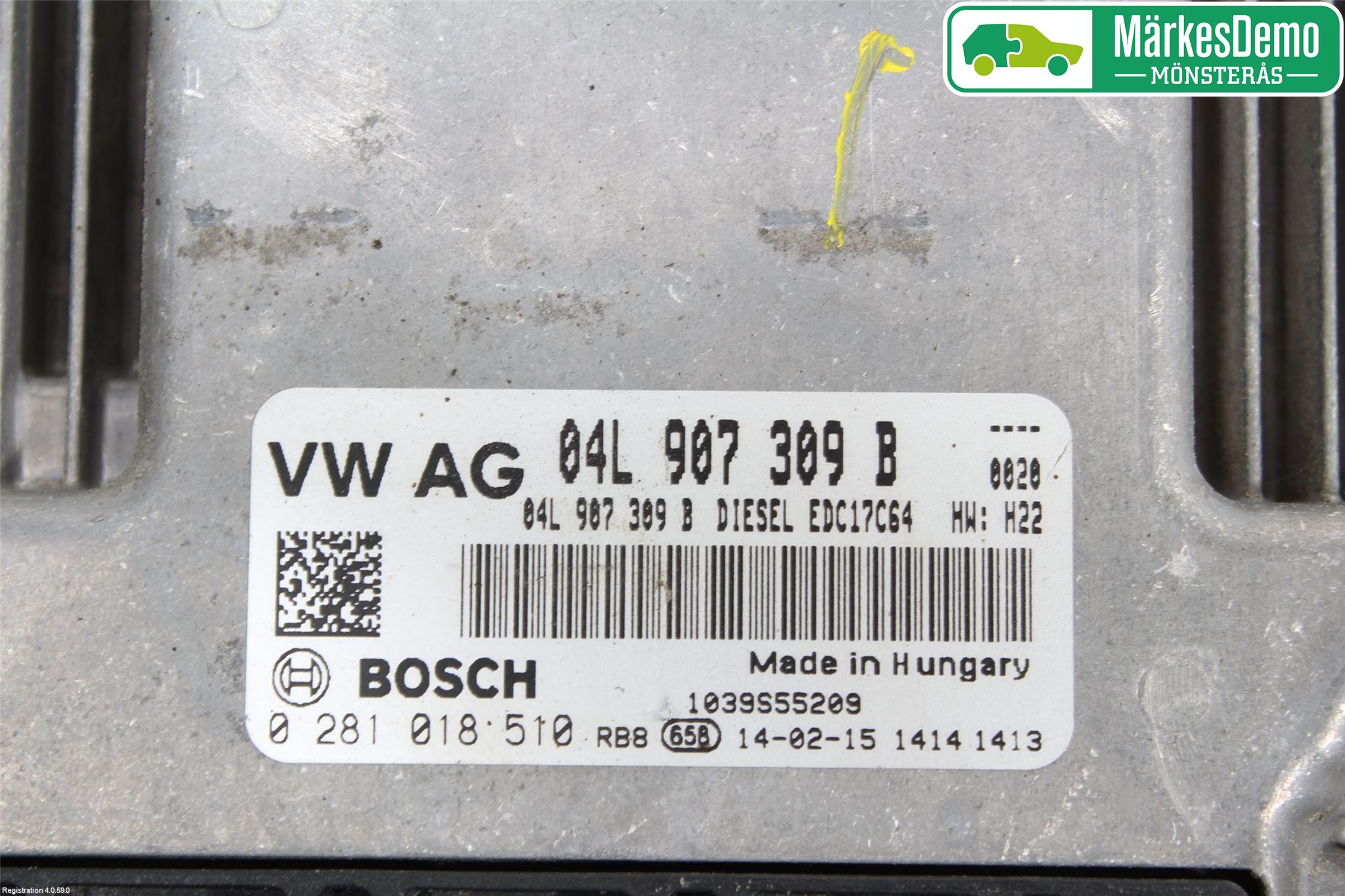 Volkswagen VW GOLF / E-GOLF VII 13-20 Styrenhet Insprut Bensin