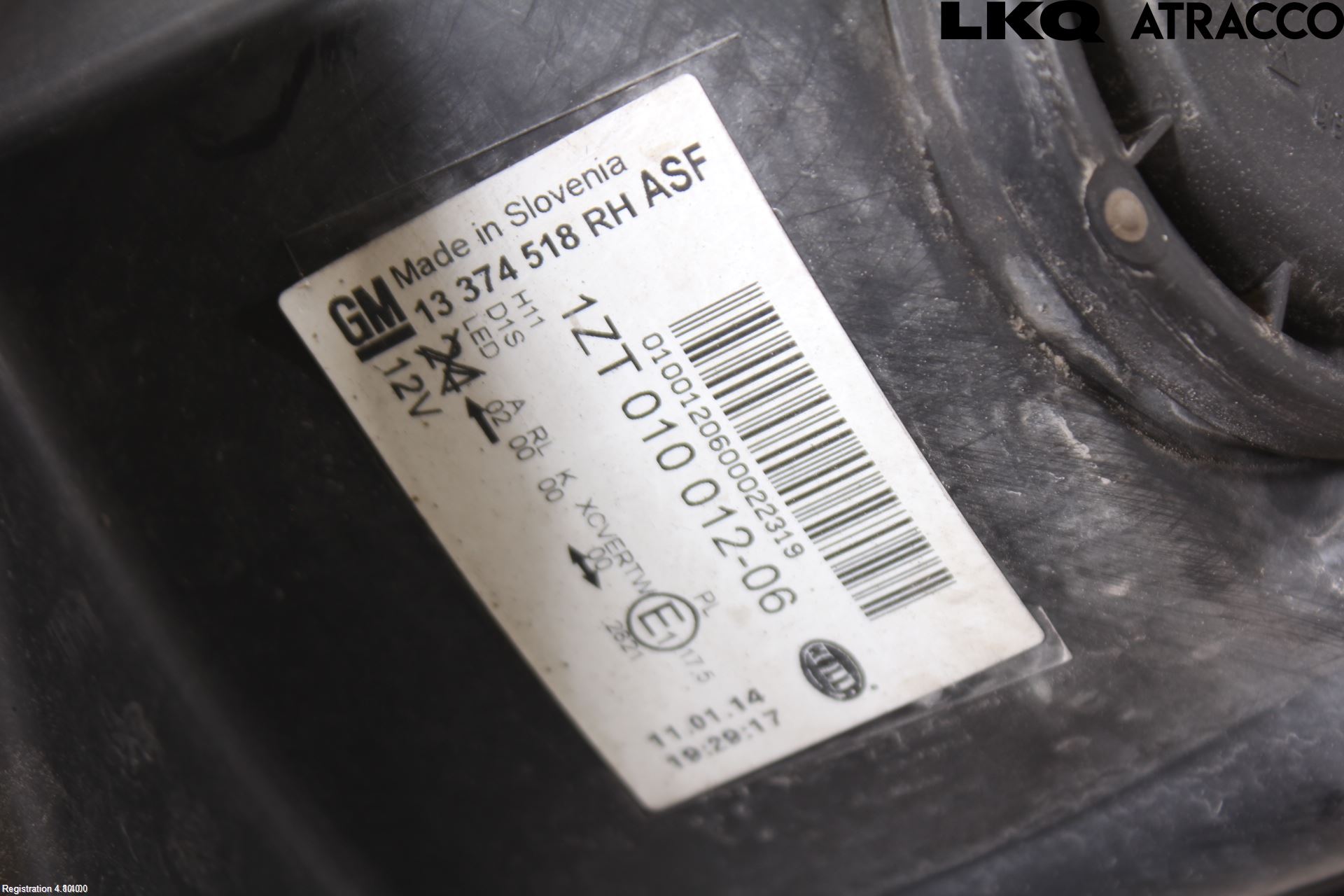 Opel ASTRA J 10-15 Strålkastare Höger