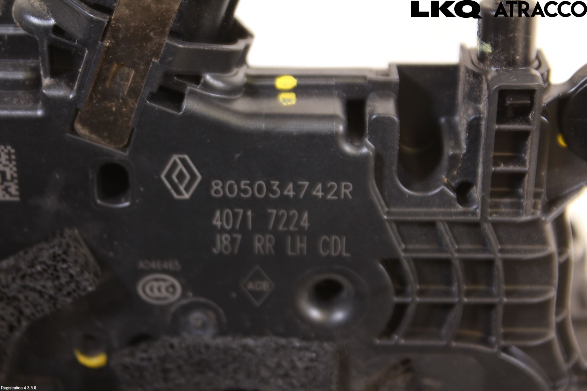 Renault CAPTUR 13-19 Låskista-Dörrlås