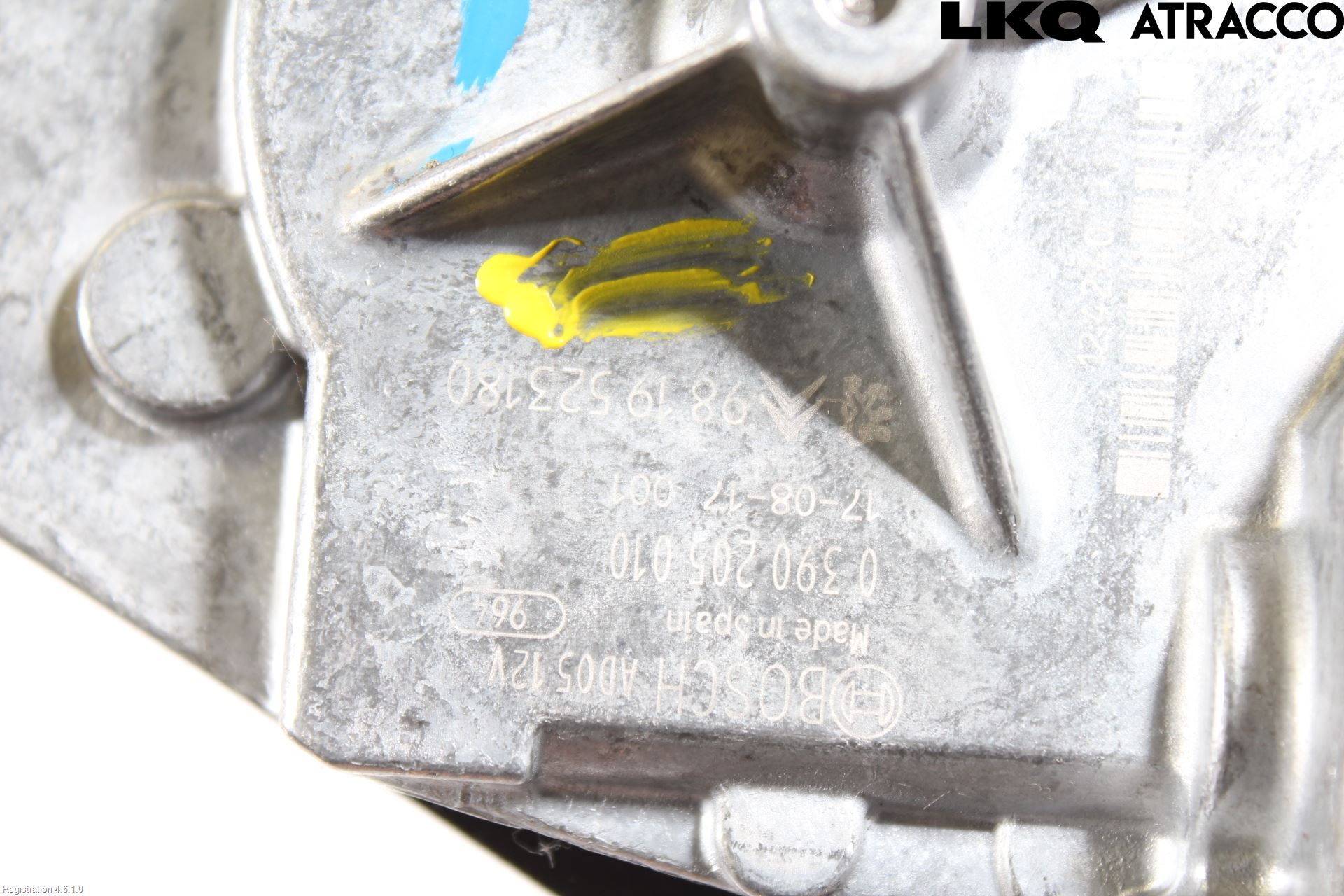 Citroen C4 GRAND PICASSO 14-18 Torkarmotor Baklucka
