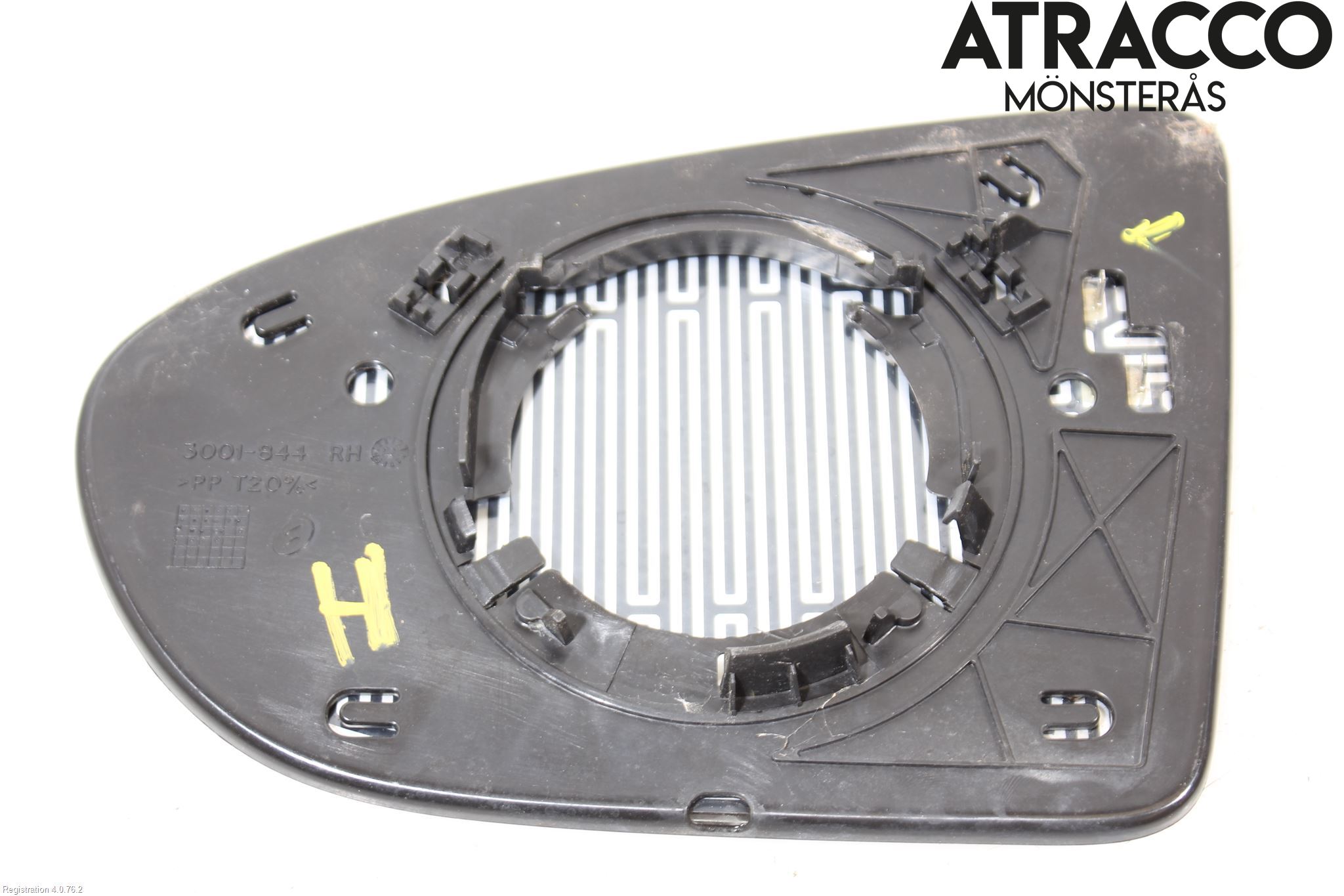 Nissan QASHQAI 10-14 Spegelglas Hö