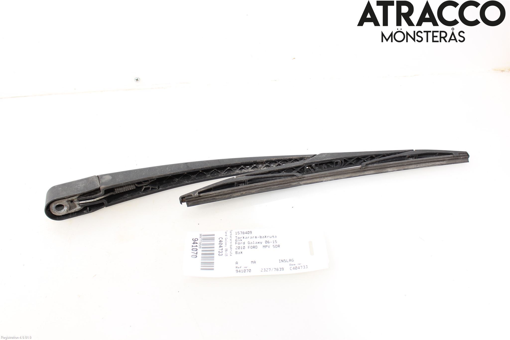 Ford GALAXY 06-15 Torkararm-Bakruta