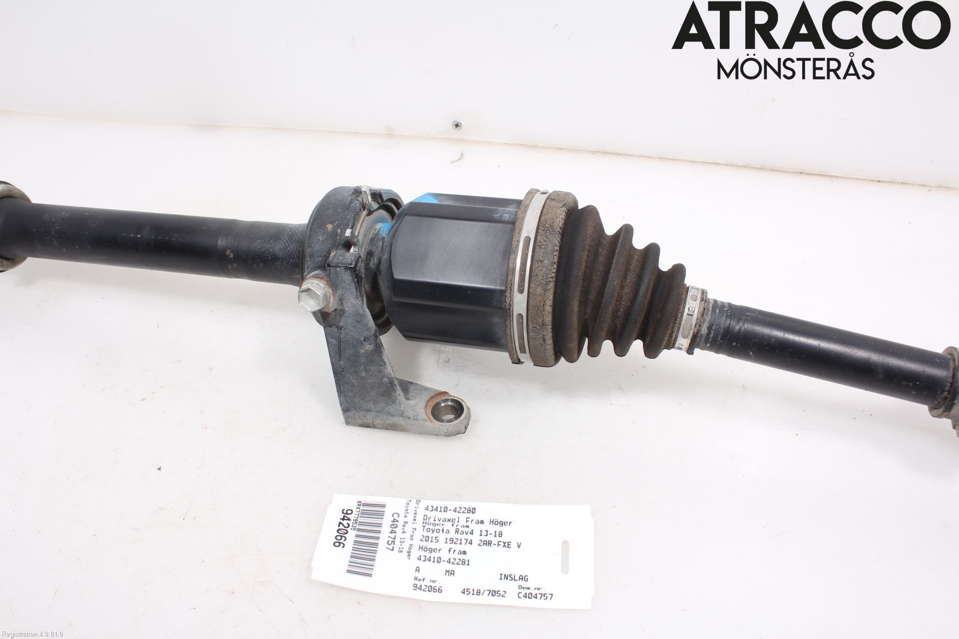 Toyota RAV4 13-18 Drivaxel Fram Höger