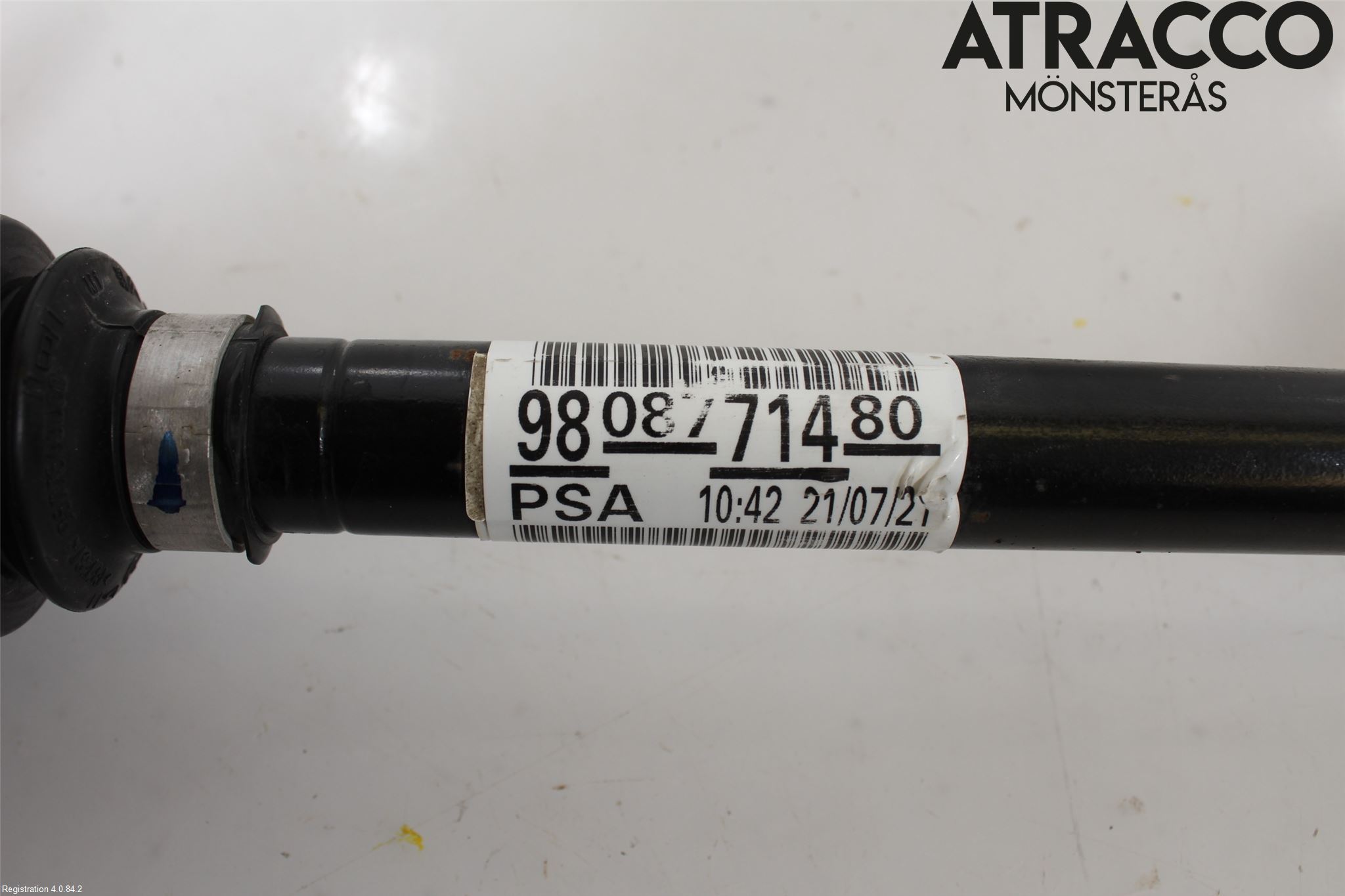 Peugeot 3008 17-24 Drivaxel Fram Vänster