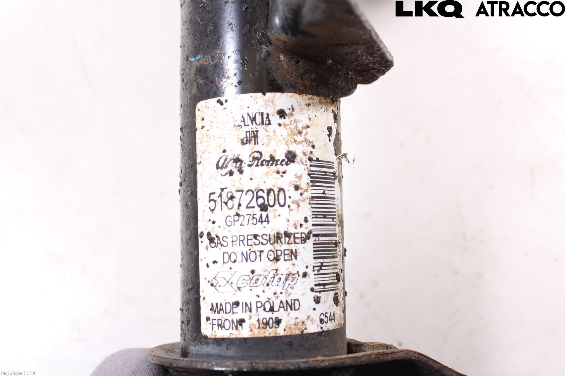 Fiat 500 07- Fjäderben Fram Höger