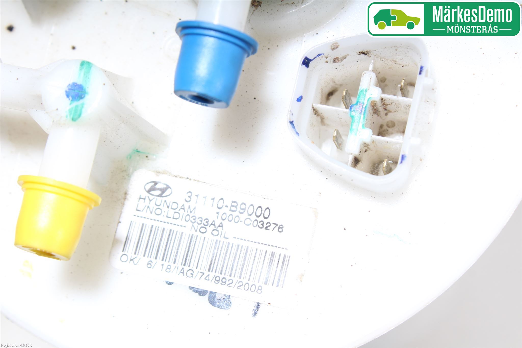 Hyundai i10 BA 14-16 Bränslepump El