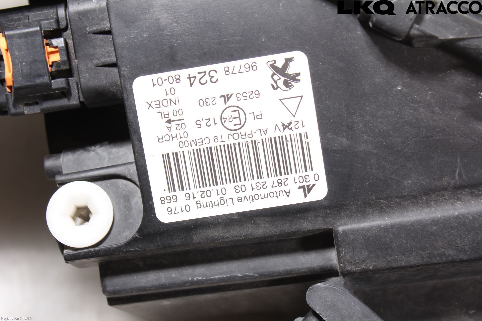 Peugeot 308 14-21 Strålkastare Vänster