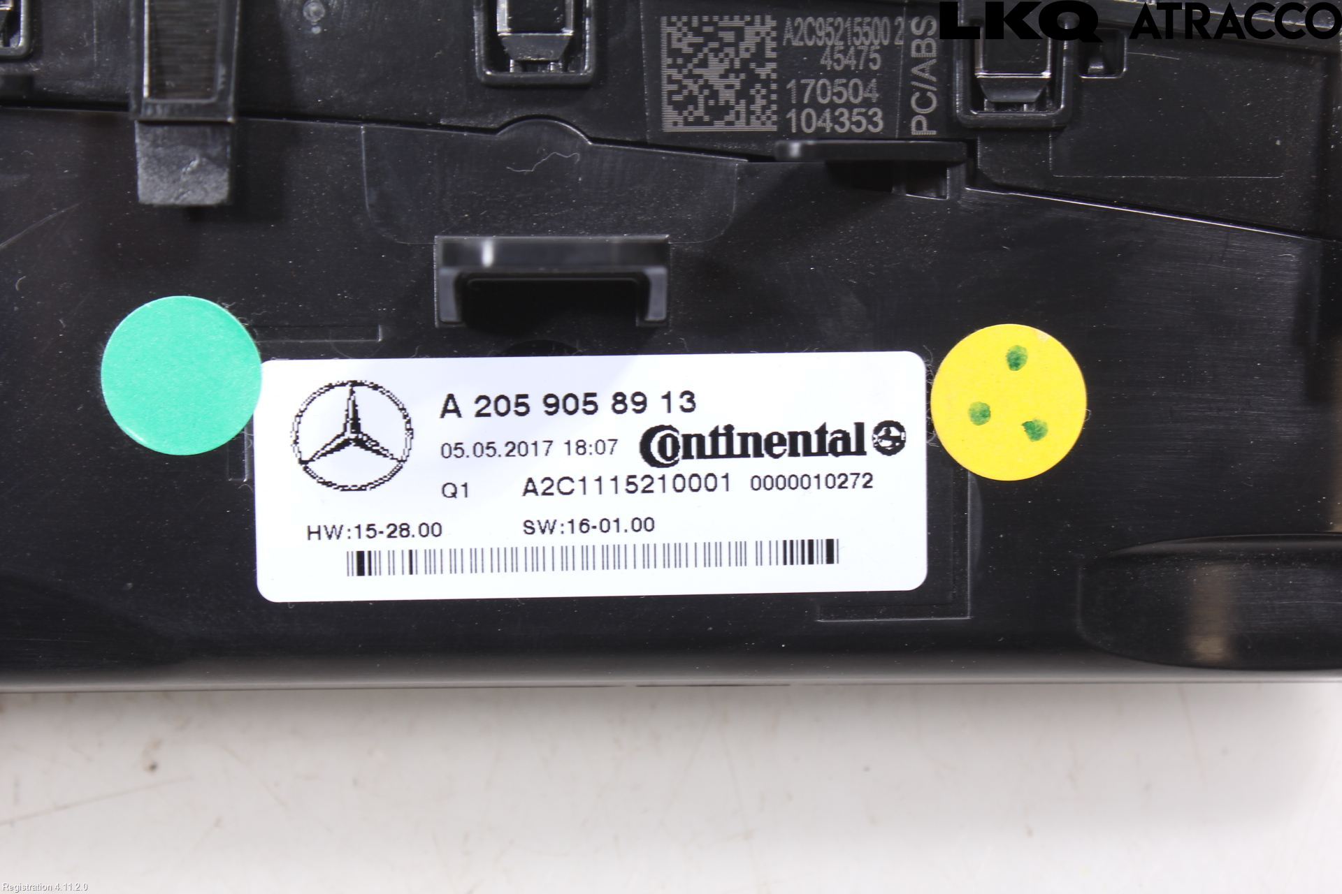 Mercedes-Benz MB GLC-KLASS (X253/C253) 15-22 Ac Styrenhet Ac Manöveren