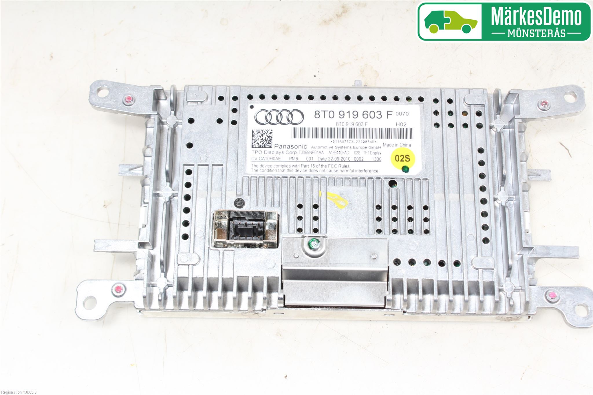 Audi A4/S4 08-11 Multifunktionsdisplay