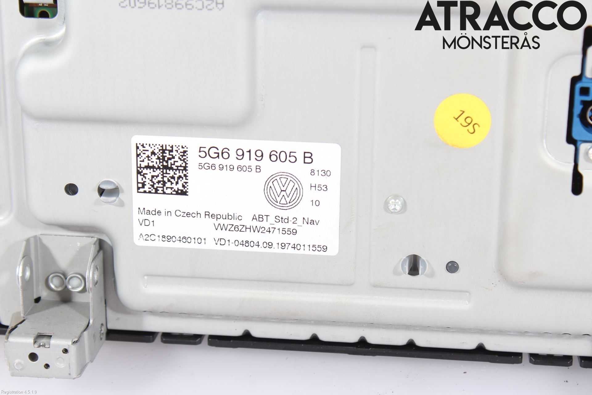 Volkswagen VW PASSAT 15-19 Multifunktionsdisplay