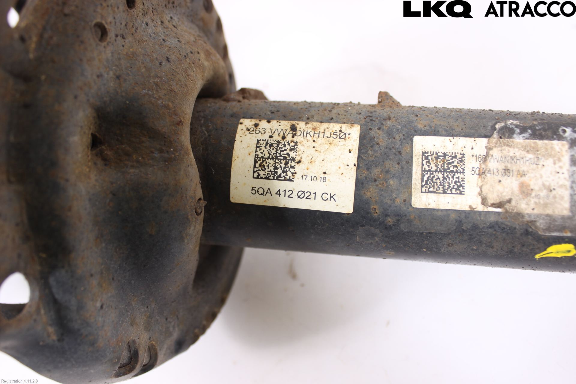 Volkswagen VW TOURAN 16- Fjäderben Fram Vänster