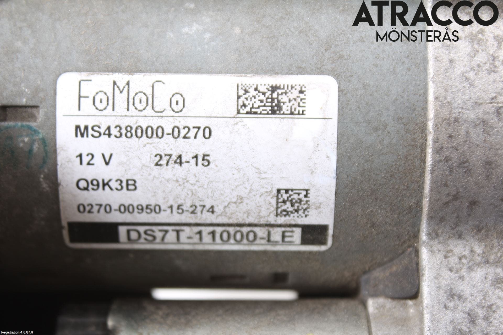 Ford KUGA 13-16 Startmotor Diesel