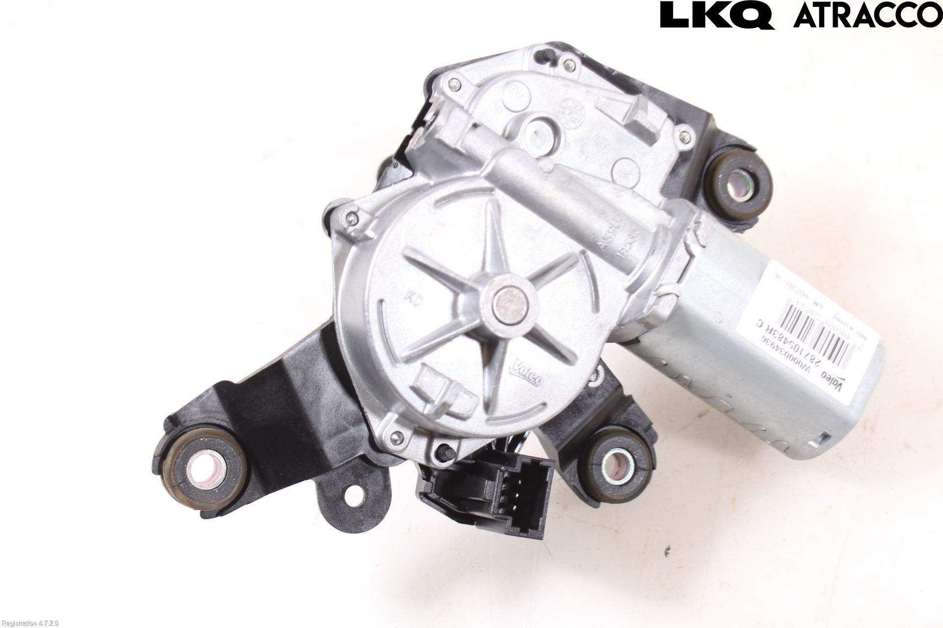 Renault CLIO IV 16-19 Torkarmotor Baklucka