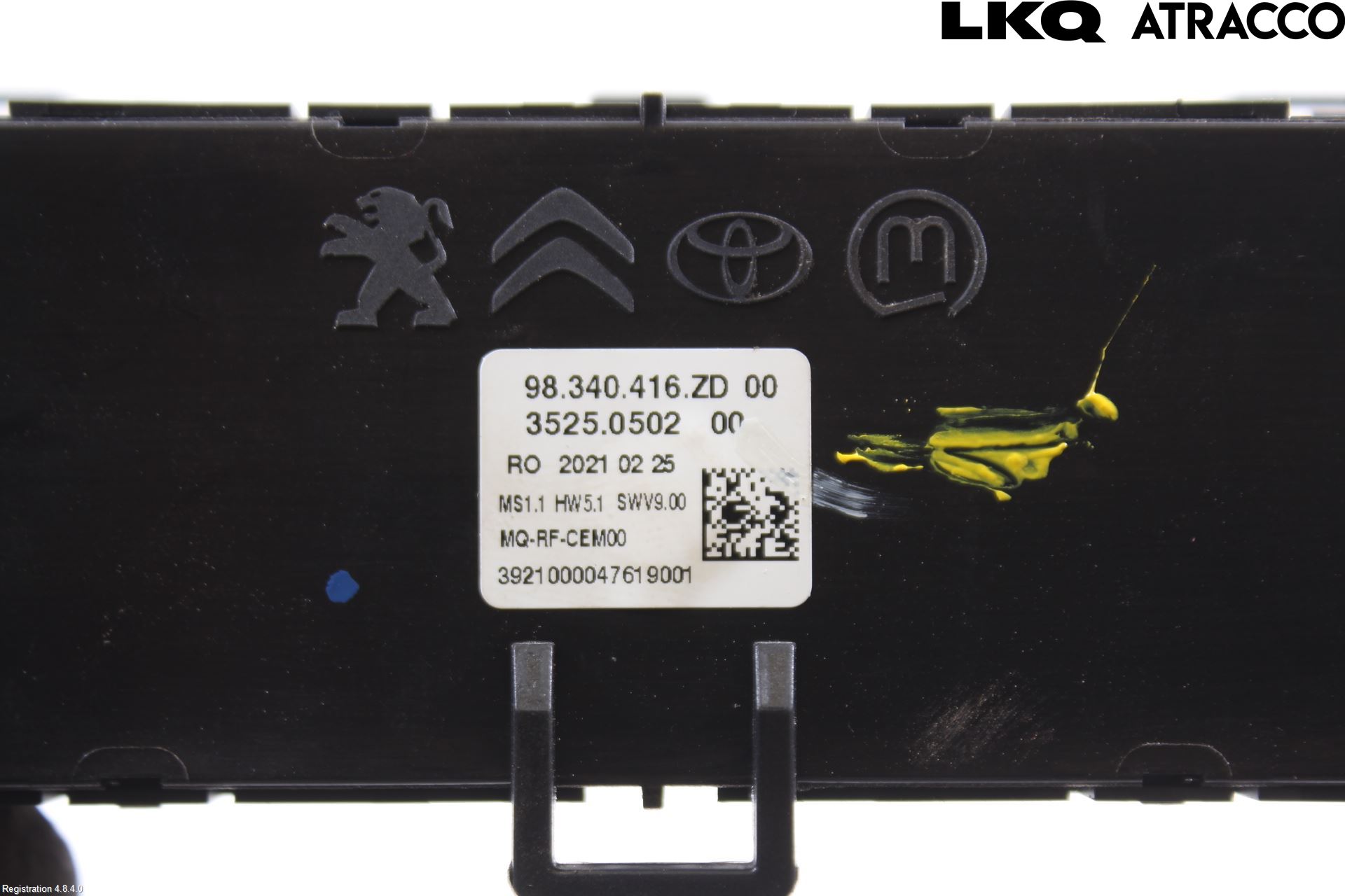 Citroen JUMPY/E-JUMPY 16- Ac Styrenhet Ac Manöveren