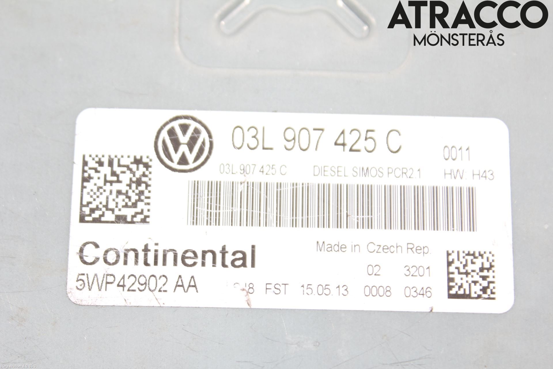 Volkswagen VW GOLF PLUS/CROSS GOLF 04-14 Styrenhet Insprut Bensin