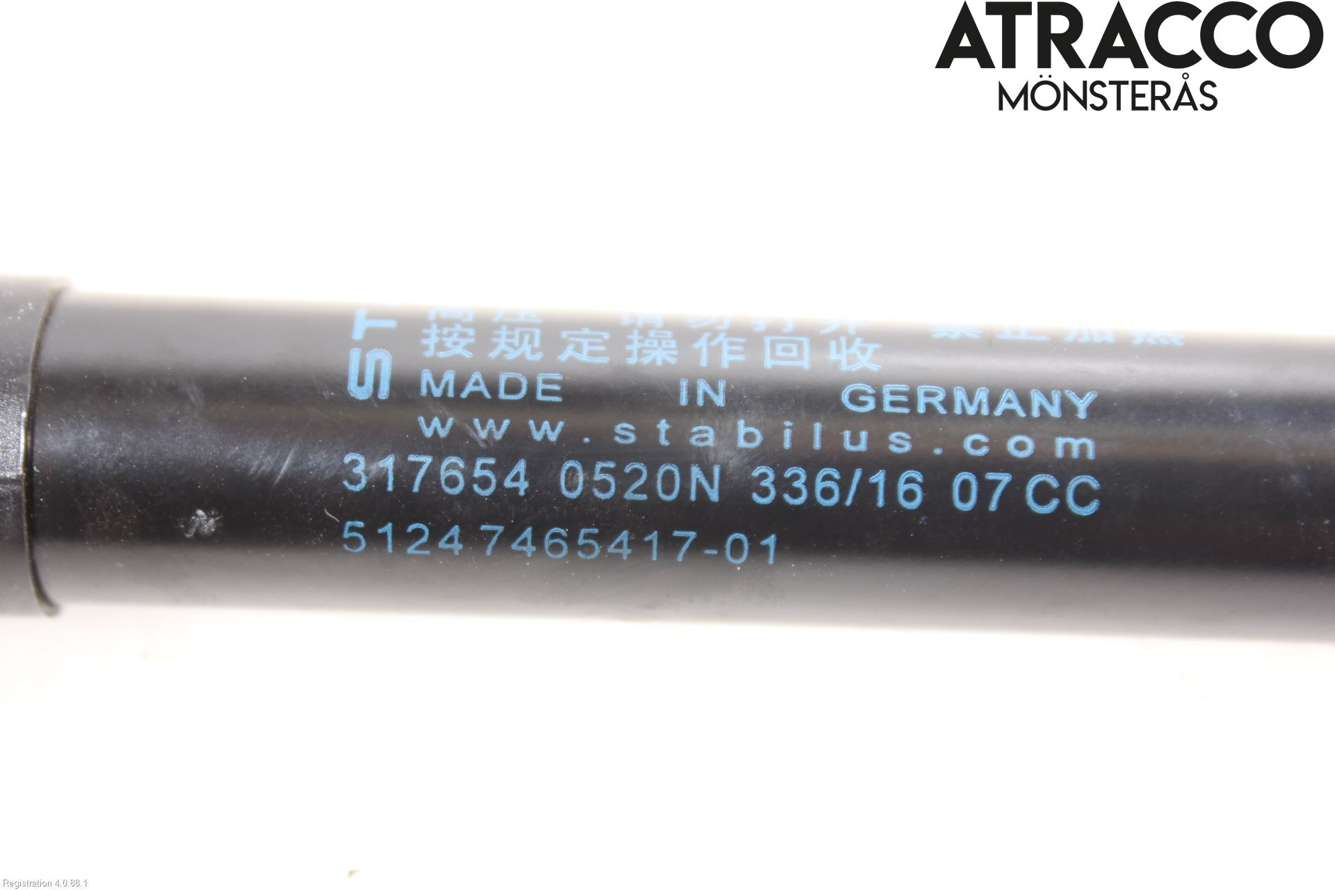 BMW 5 F10/F11/F18 09-17 Gasfjäder Baklucka