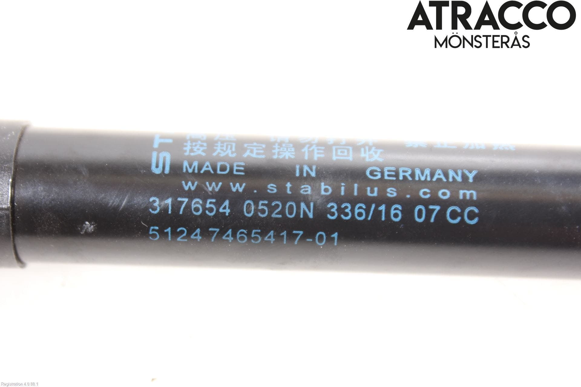 BMW 5 F10/F11/F18 09-17 Gasfjäder Baklucka