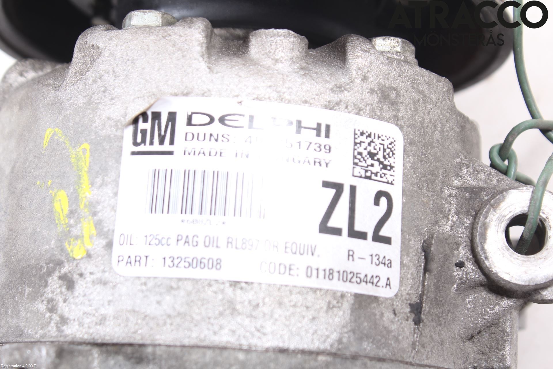 Opel ASTRA J 10-15 Ac Kompressor