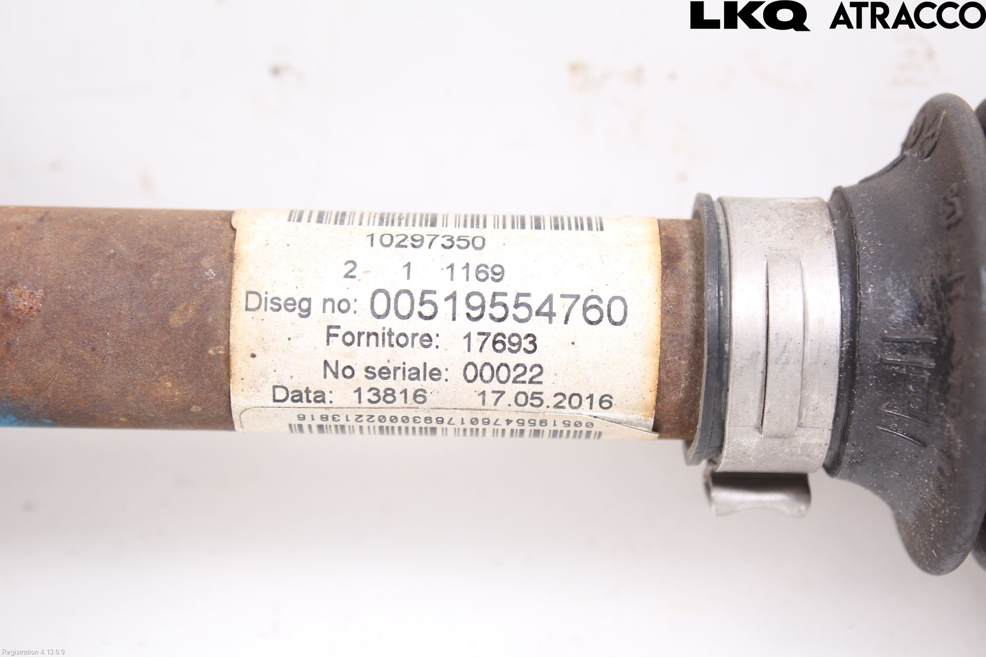 Fiat 500 07- Drivaxel Fram Höger