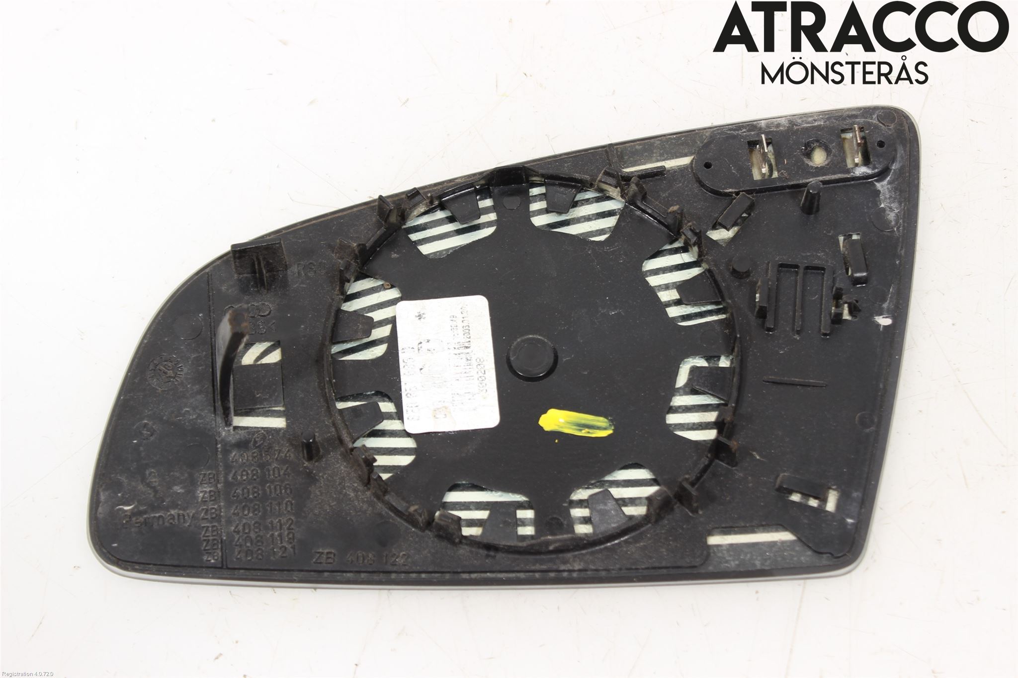 Audi A4/S4 05-07 Spegelglas Hö