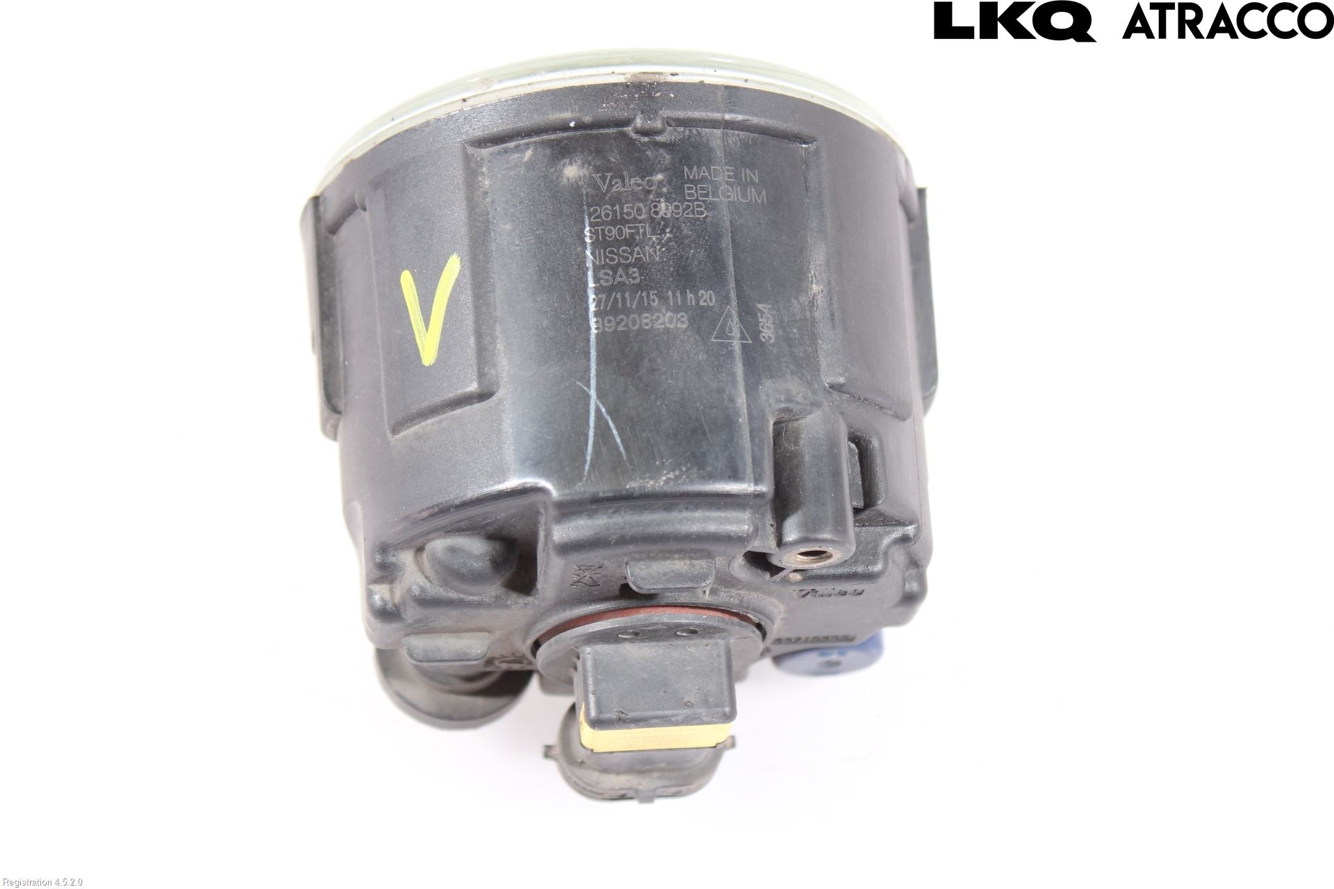 Nissan QASHQAI 14-17 Dimljus-Varselljus Fram