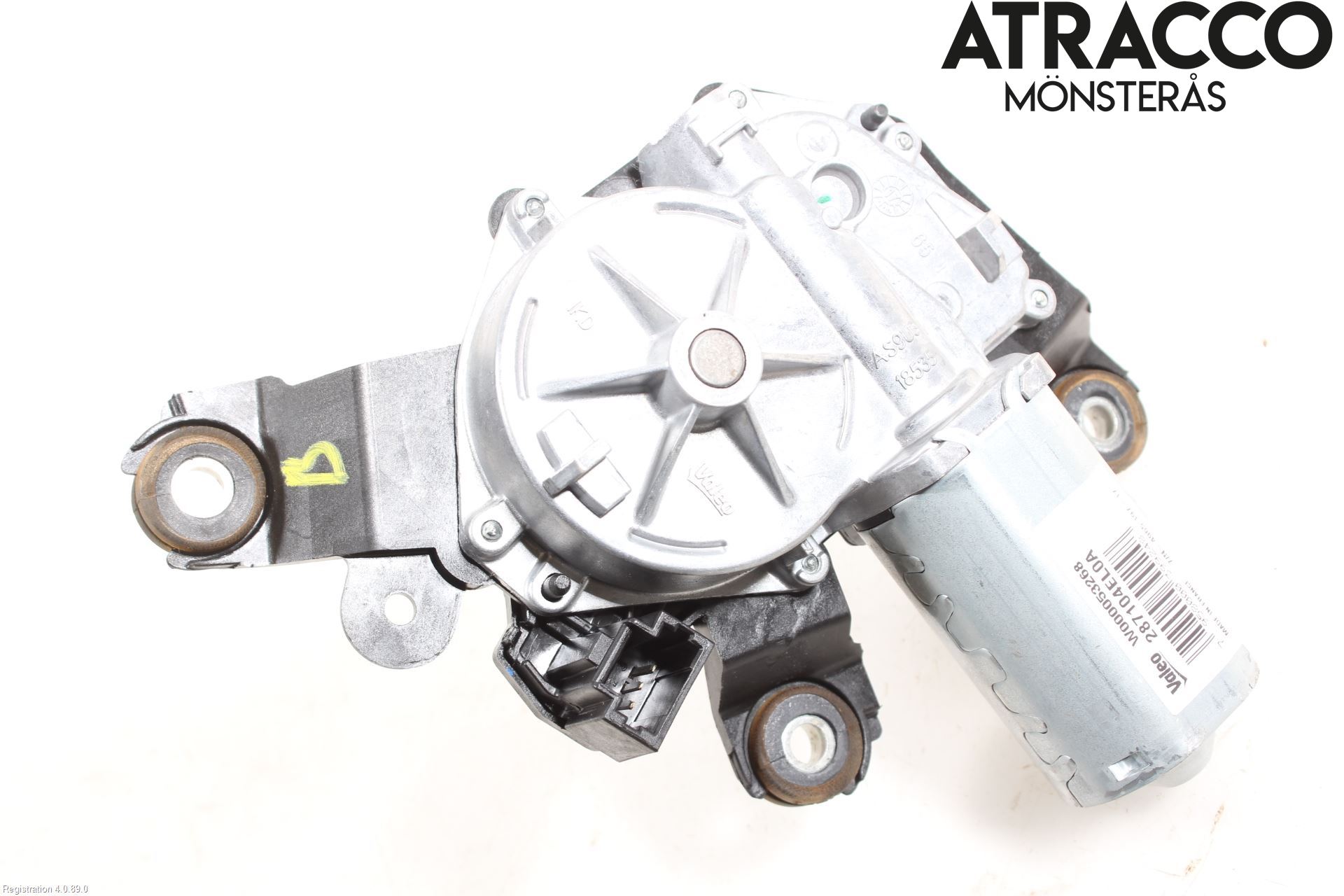 Nissan QASHQAI 17-21 Torkarmotor Baklucka