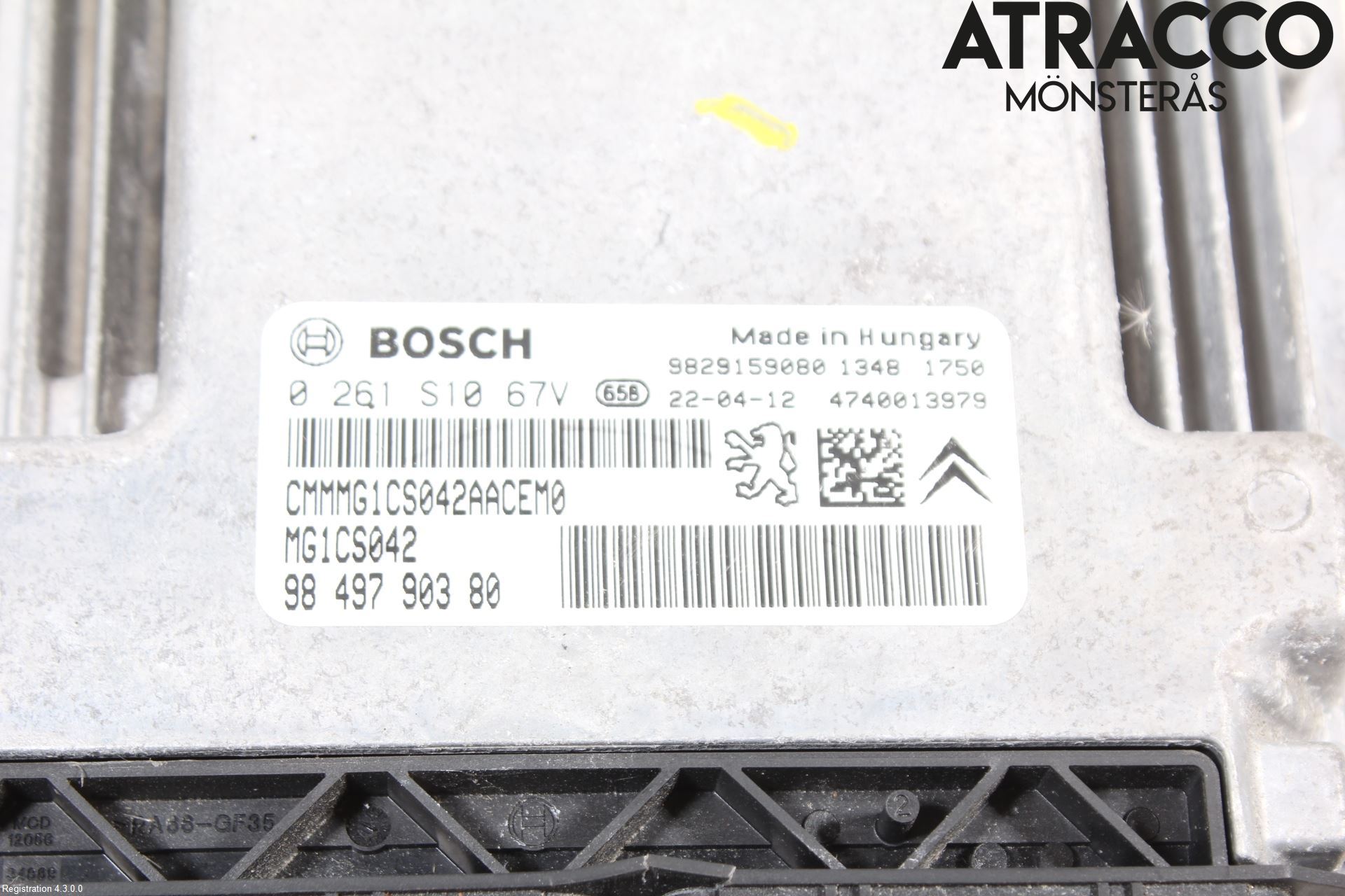 Peugeot 3008 17-24 Styrenhet Insprut Bensin