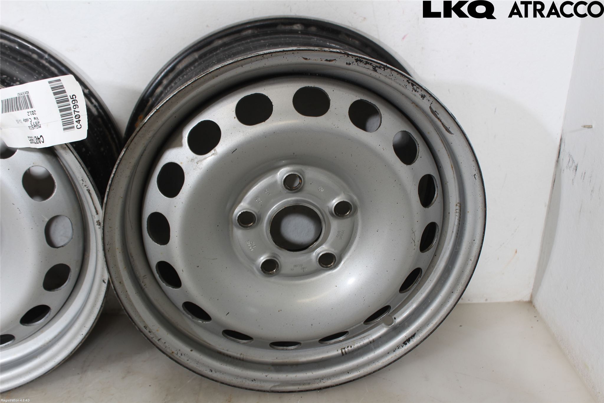 Volkswagen VW CADDY 11-15 Fälgsats Plåt