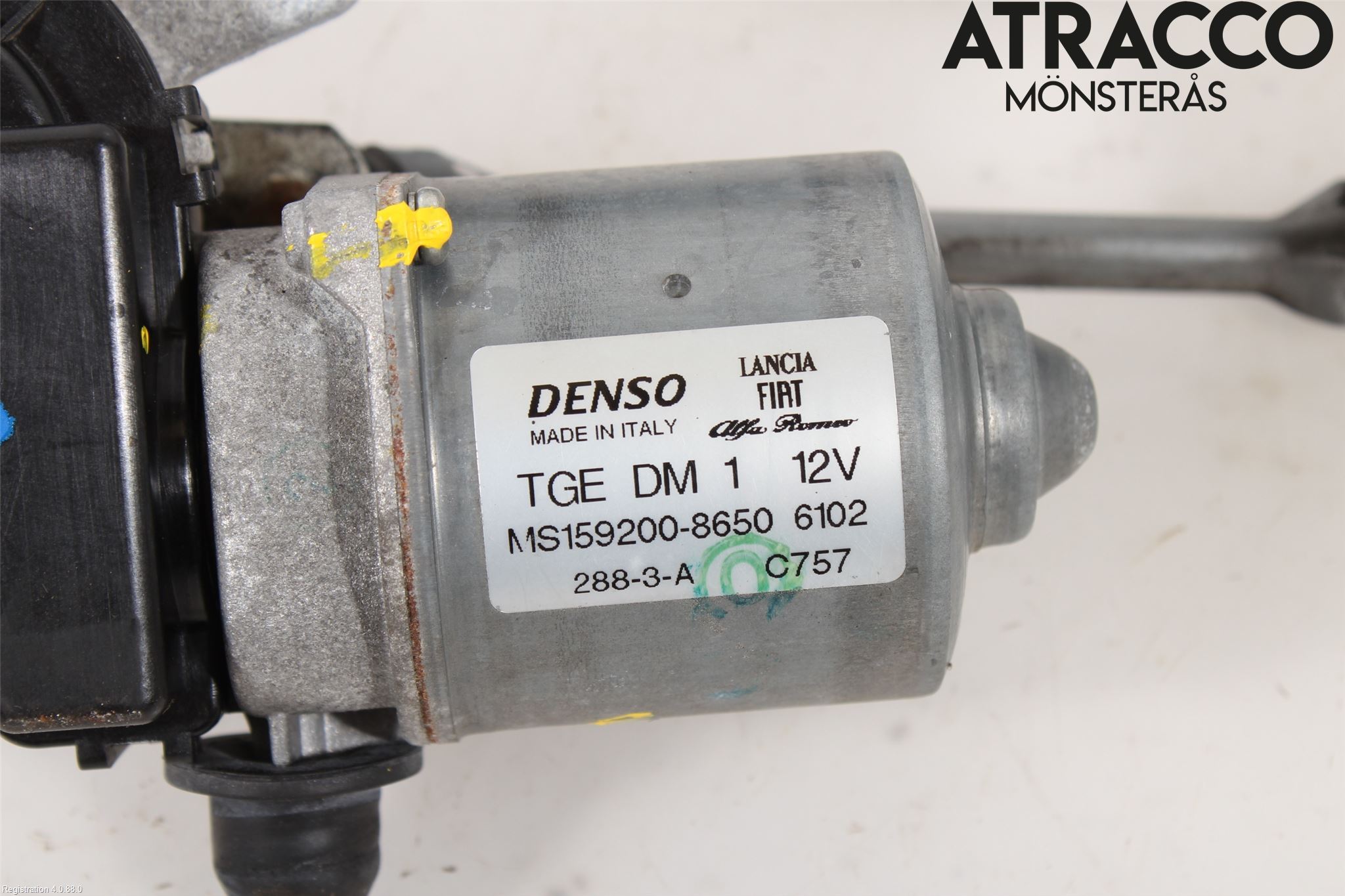 Fiat 500 07- Torkarmekanism Vindruta