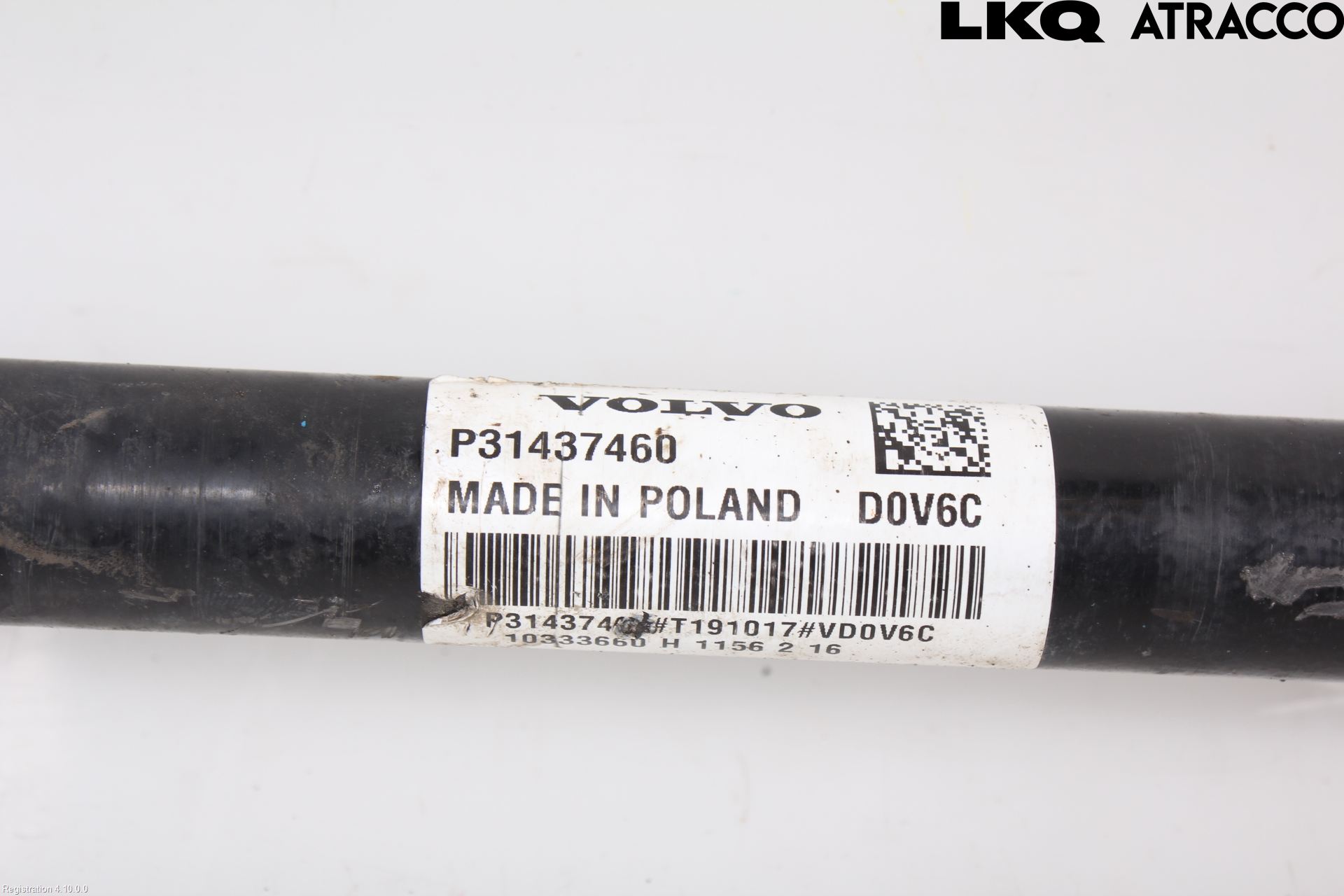 Volvo V60 19- Drivaxel Bak Vänster