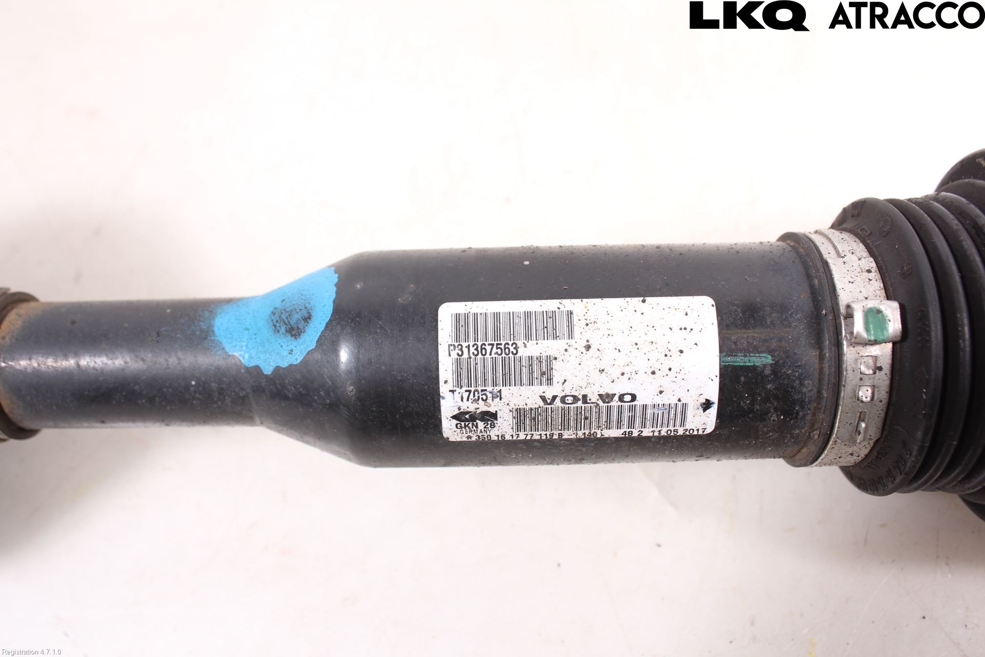 Volvo XC60 14-17 Drivaxel Fram Höger