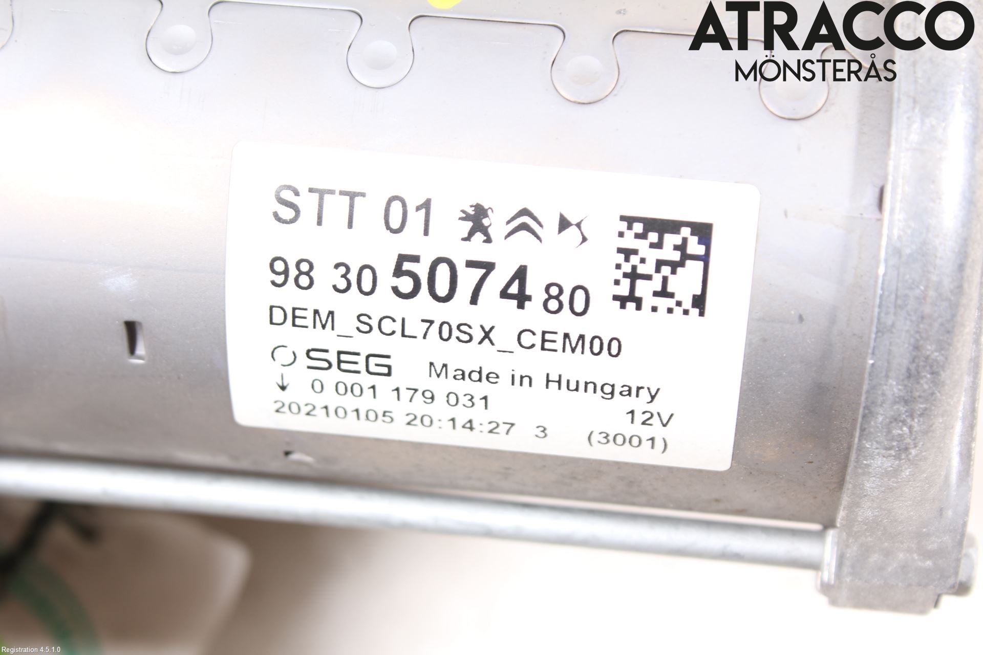 Citroen COTROEN C3 17-24 Startmotor