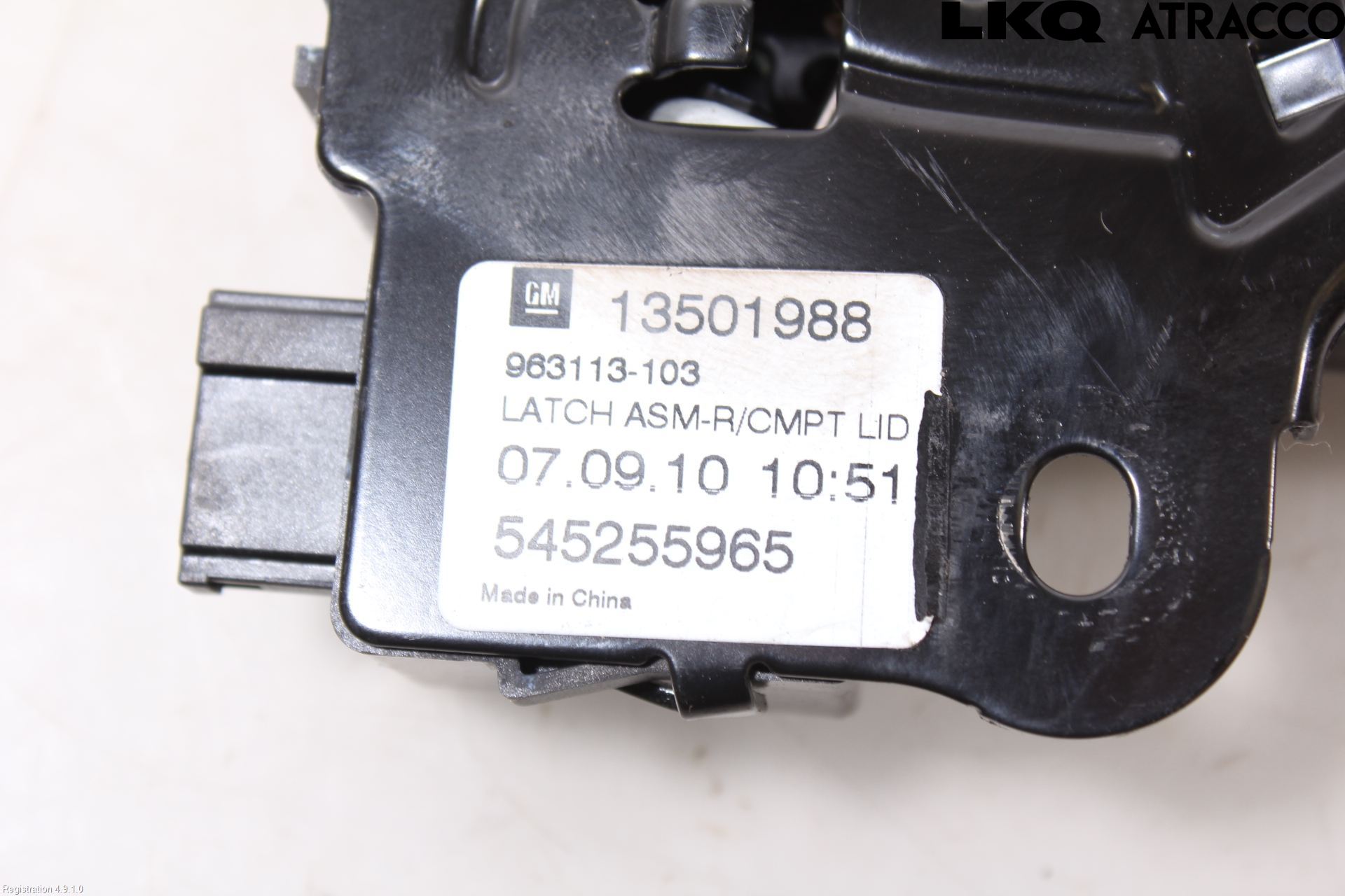 Saab 9-5 10-12 Låskista Baklucka